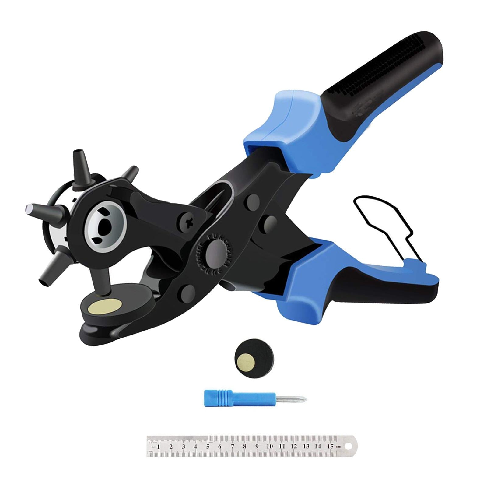 Leather Belt Hole Punch Grind Rod Hand Punching for Card Watch Bands Strap