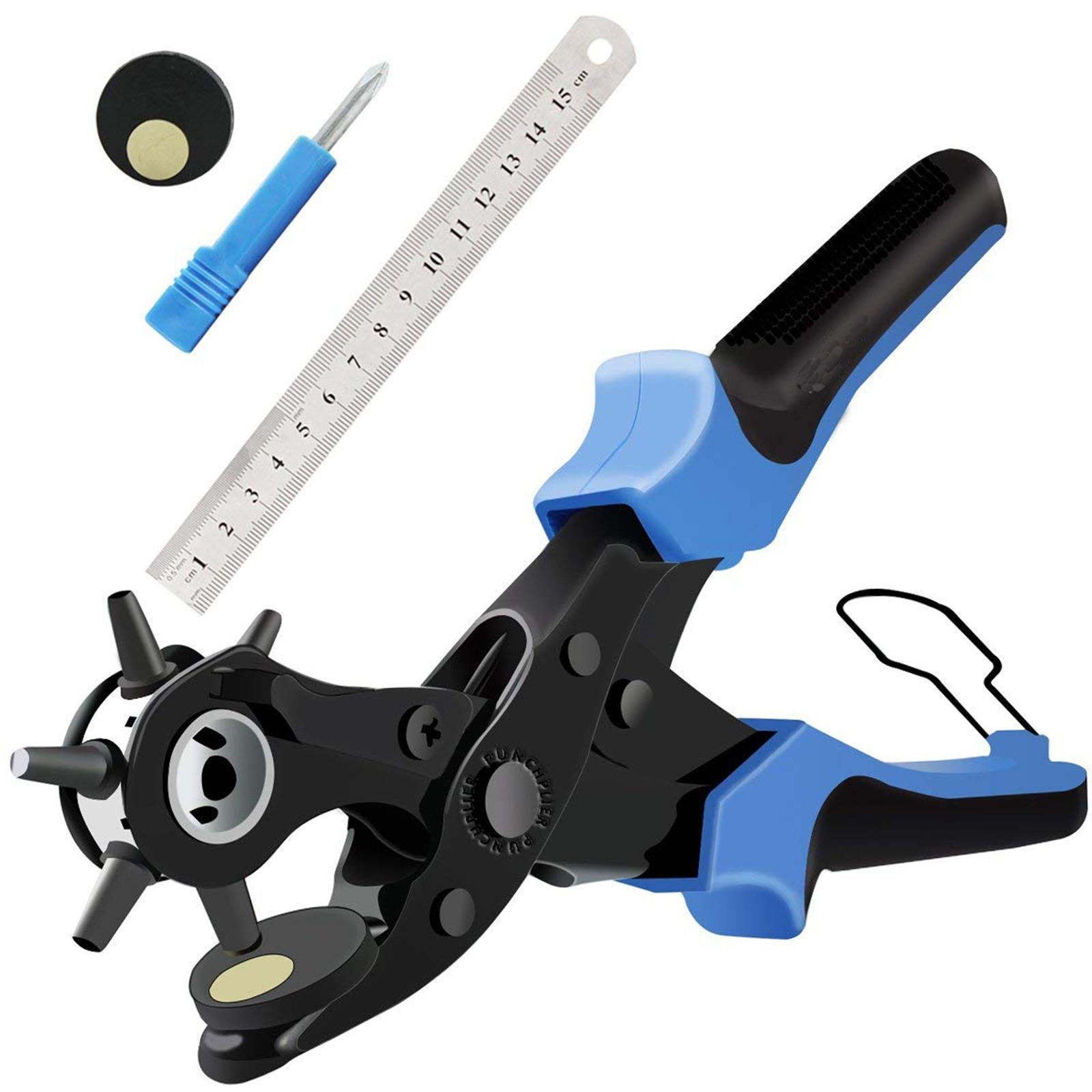 Leather Belt Hole Punch Grind Rod Hand Punching for Card Watch Bands Strap