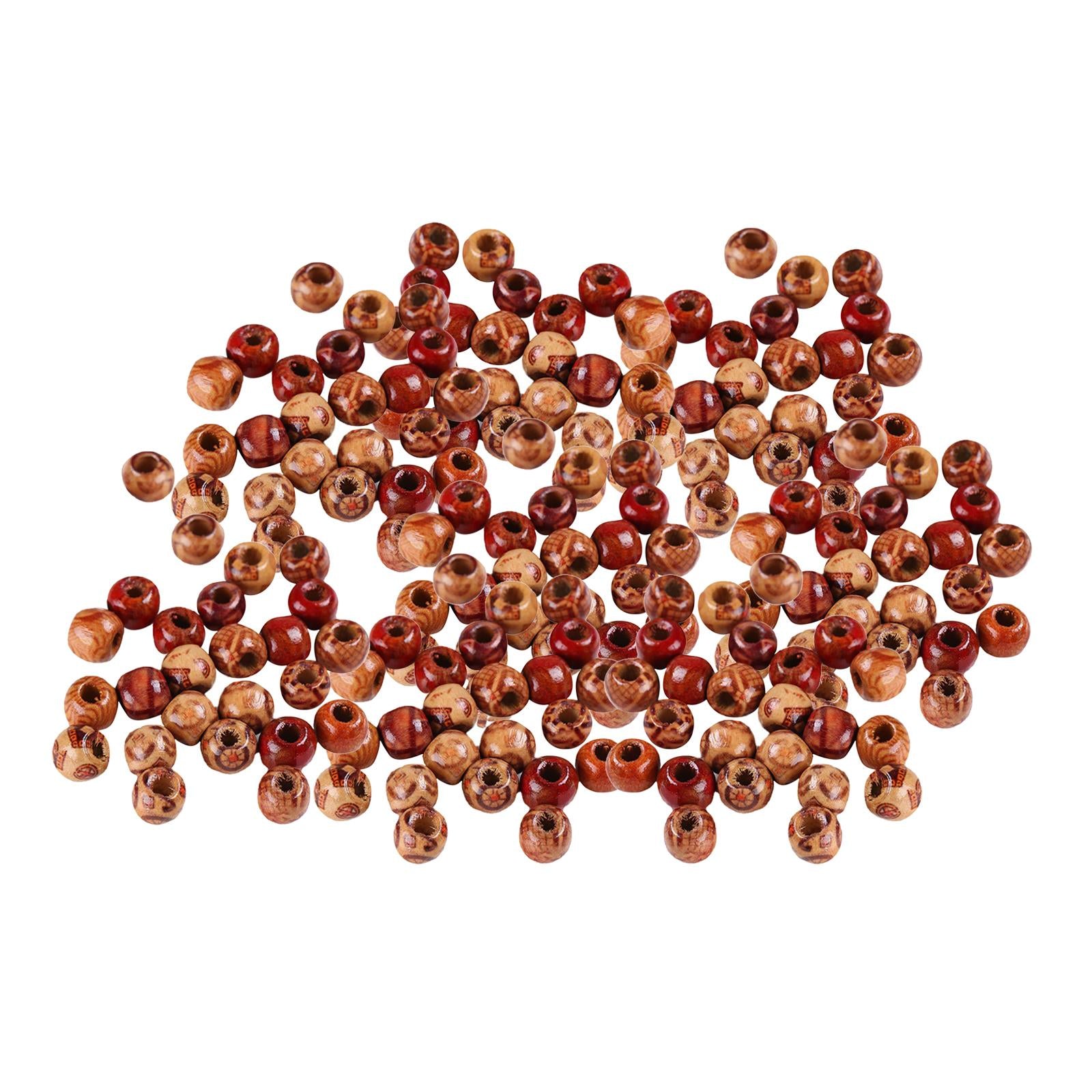 Natural Wooden Beads DIY Craft Handmade Decorations for Jewelry Making 17mm