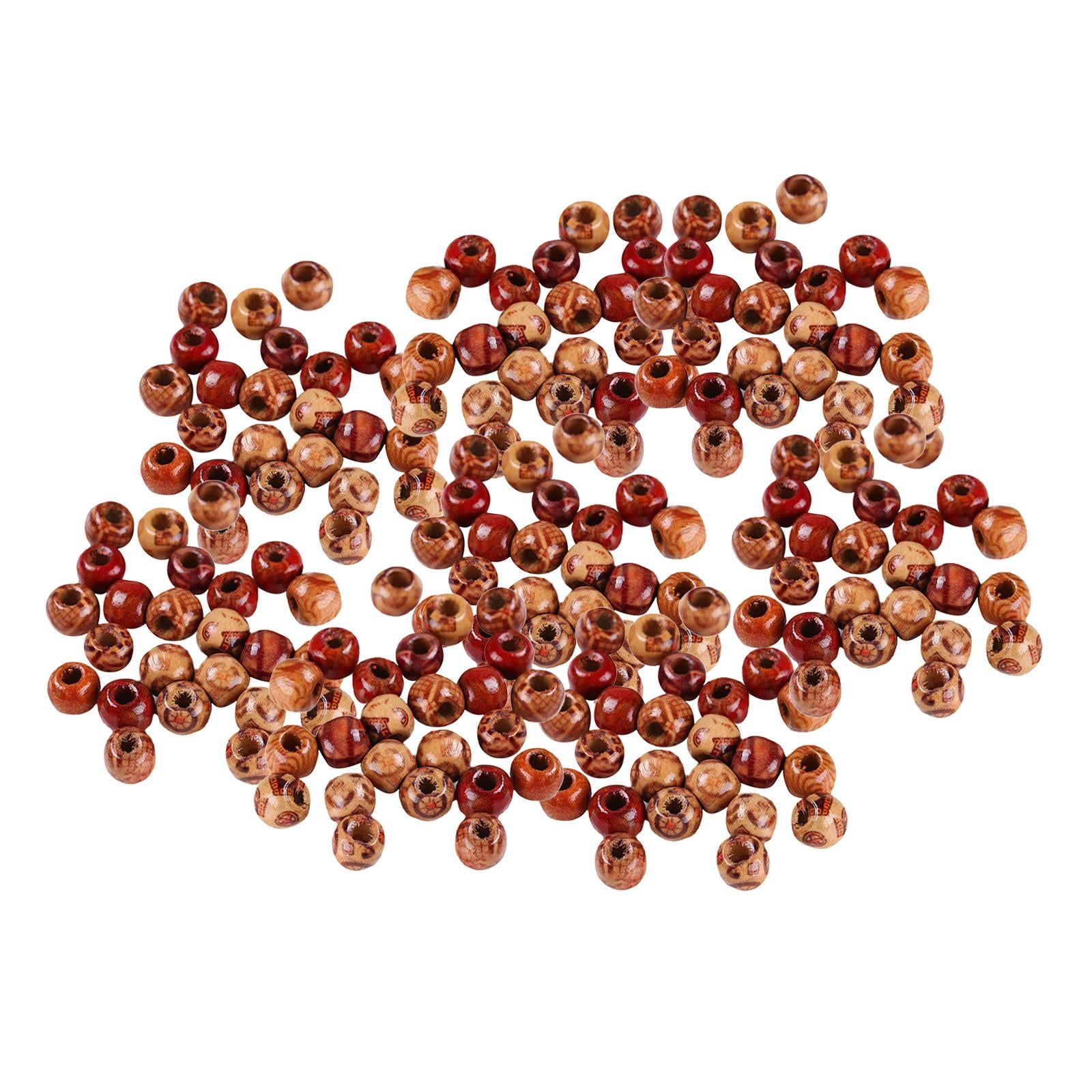 Natural Wooden Beads DIY Craft Handmade Decorations for Jewelry Making 17mm