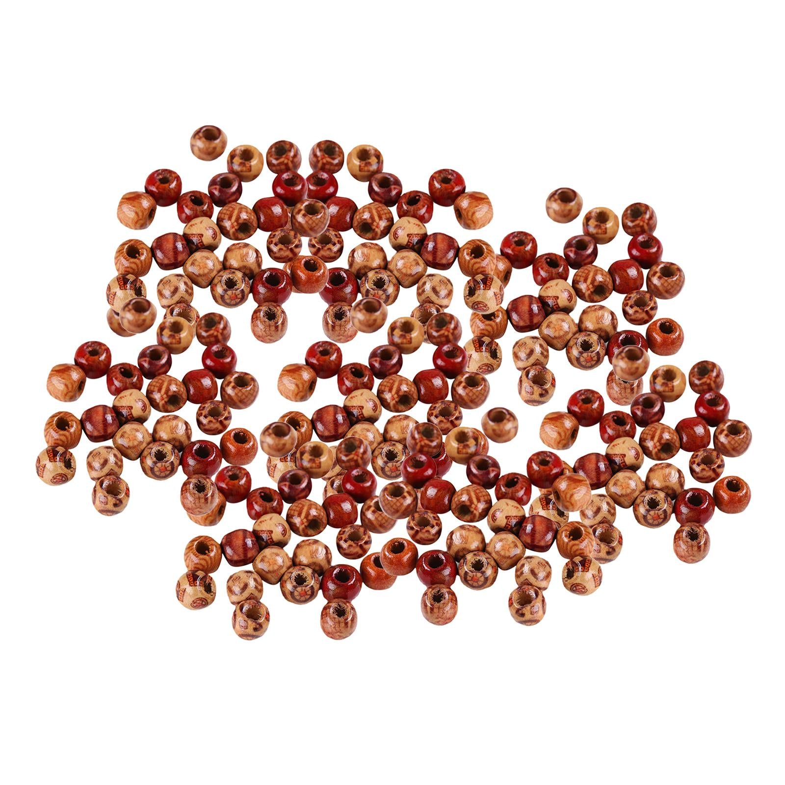 Natural Wooden Beads DIY Craft Handmade Decorations for Jewelry Making 17mm