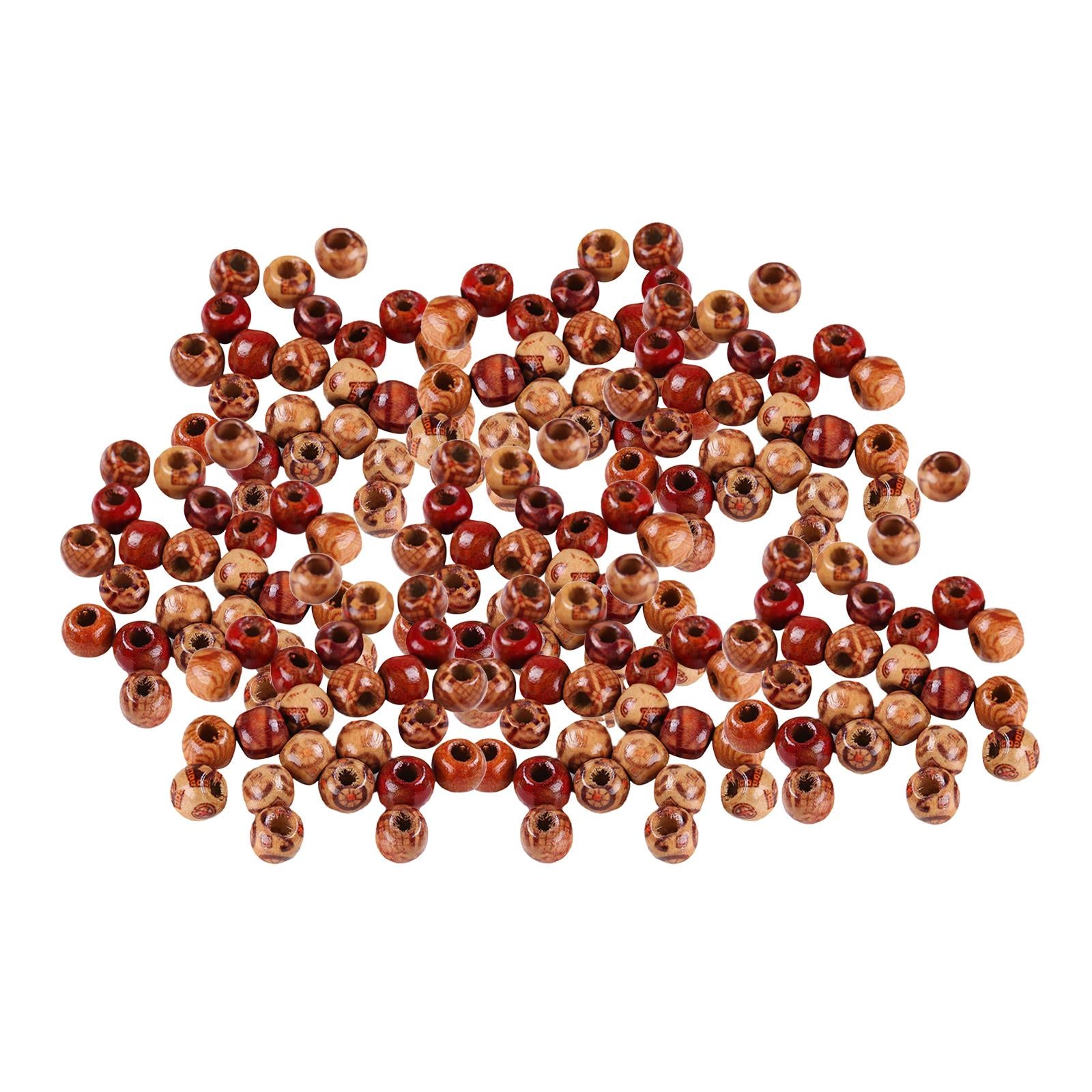 Natural Wooden Beads DIY Craft Handmade Decorations for Jewelry Making 17mm