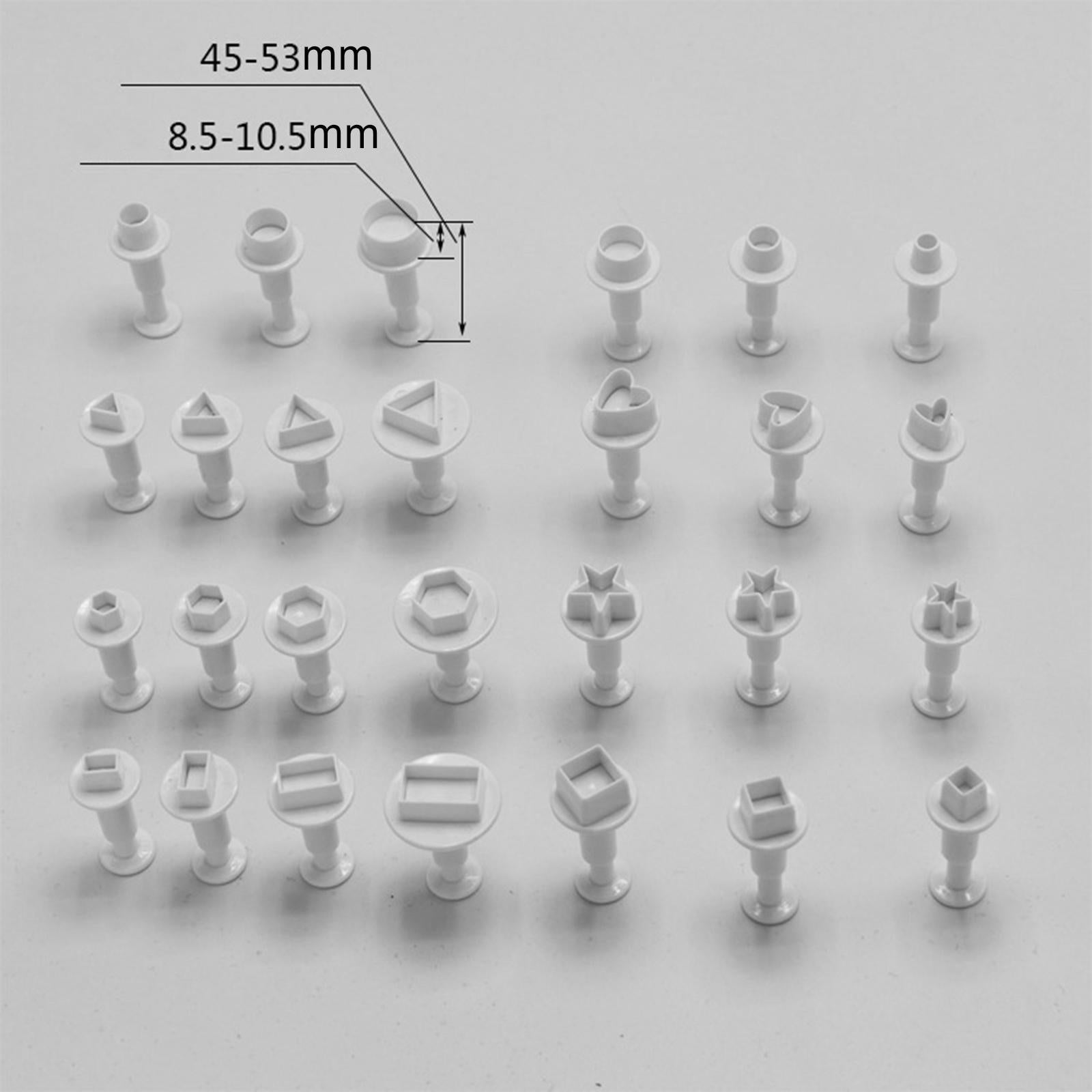Earring Cutting Mold Handmade Baking Mould DIY for Cookie Cake 32 Piece