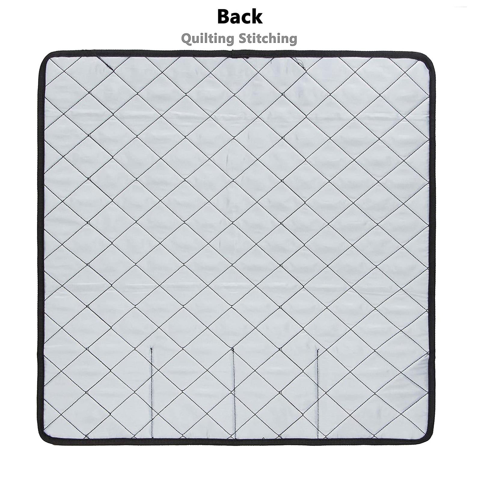 Quilted Sewing Machine Pad with Storage Pockets for Table Sewing Machine Mat