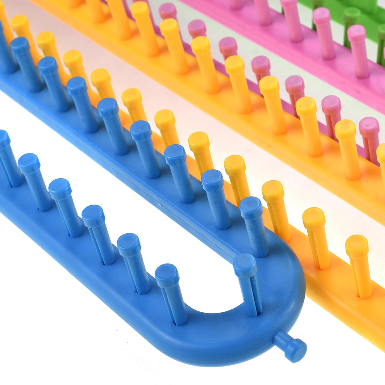 Rectangular 4Pcs Knitting Looms Hat DIY Colorful Sock Craft Gift Weaver Tool