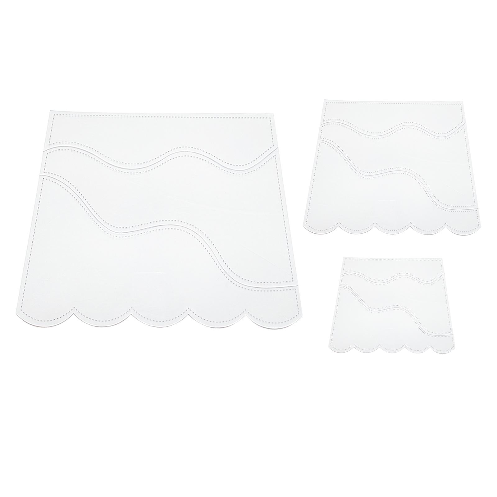 Quilting Ruler Wave Shaped Arcrylic Clear for Tailor Sewing Machine Home L