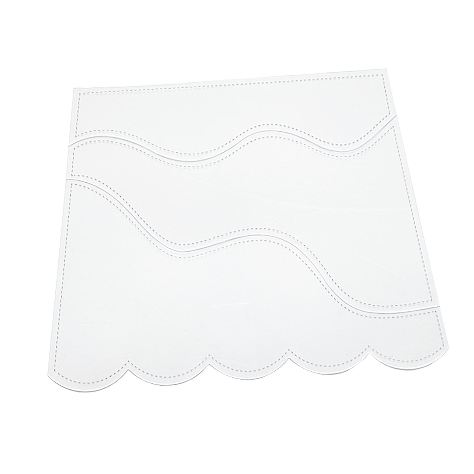 Quilting Ruler Wave Shaped Arcrylic Clear for Tailor Sewing Machine Home M