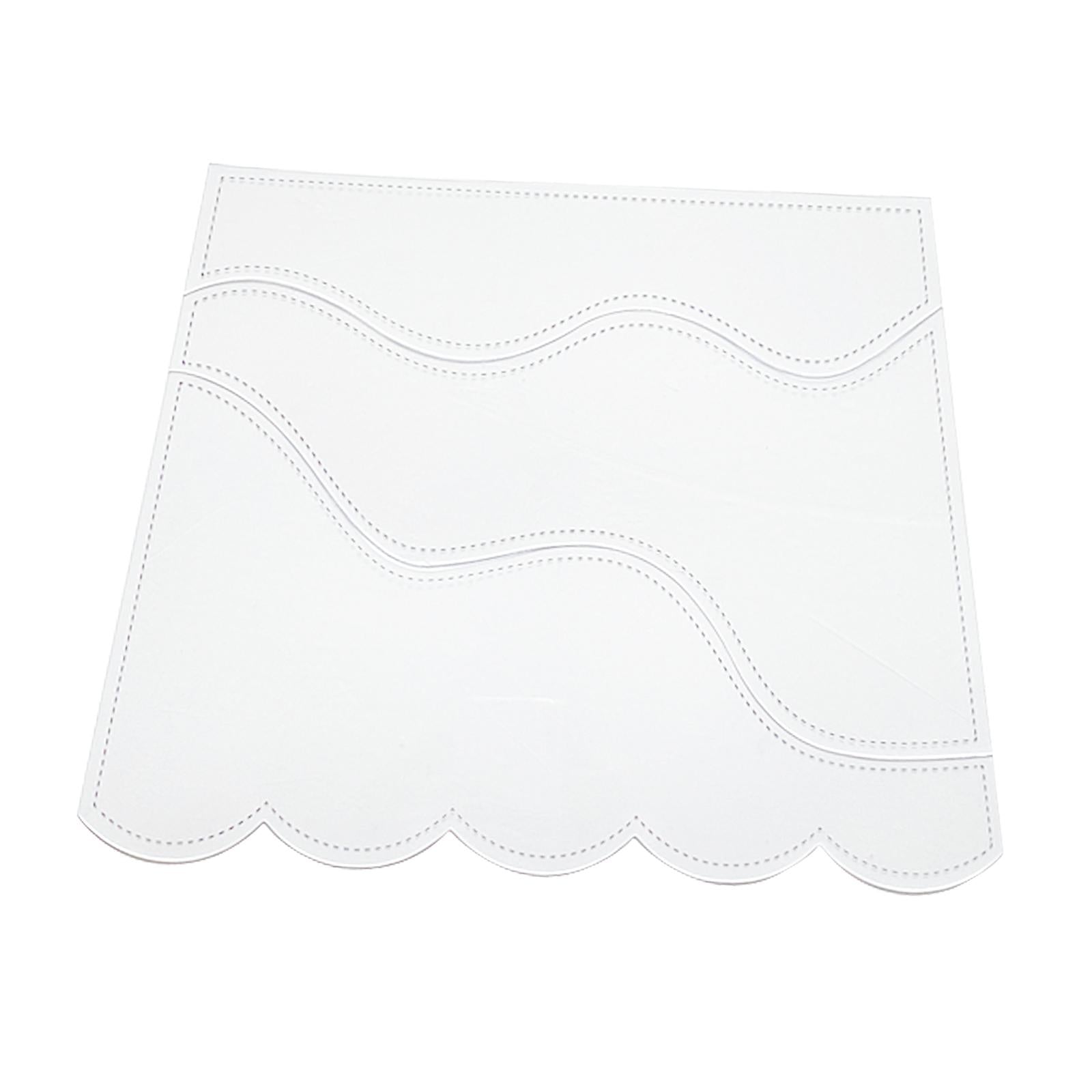 Quilting Ruler Wave Shaped Arcrylic Clear for Tailor Sewing Machine Home M