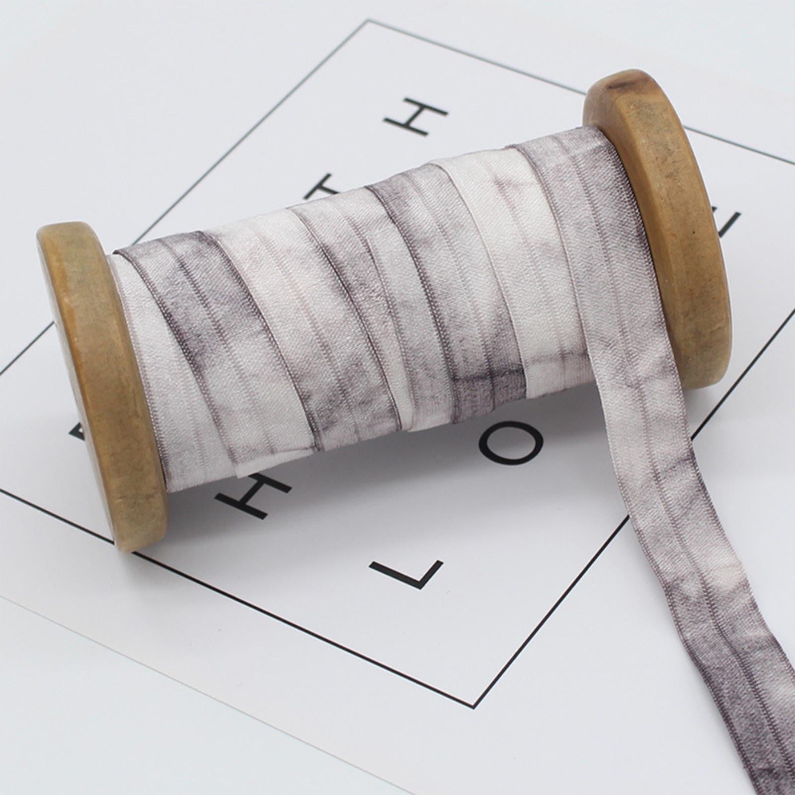 1 Roll 10 Yard Elastic Band Spandex Belt Straps DIY Sewing Couch Gray White