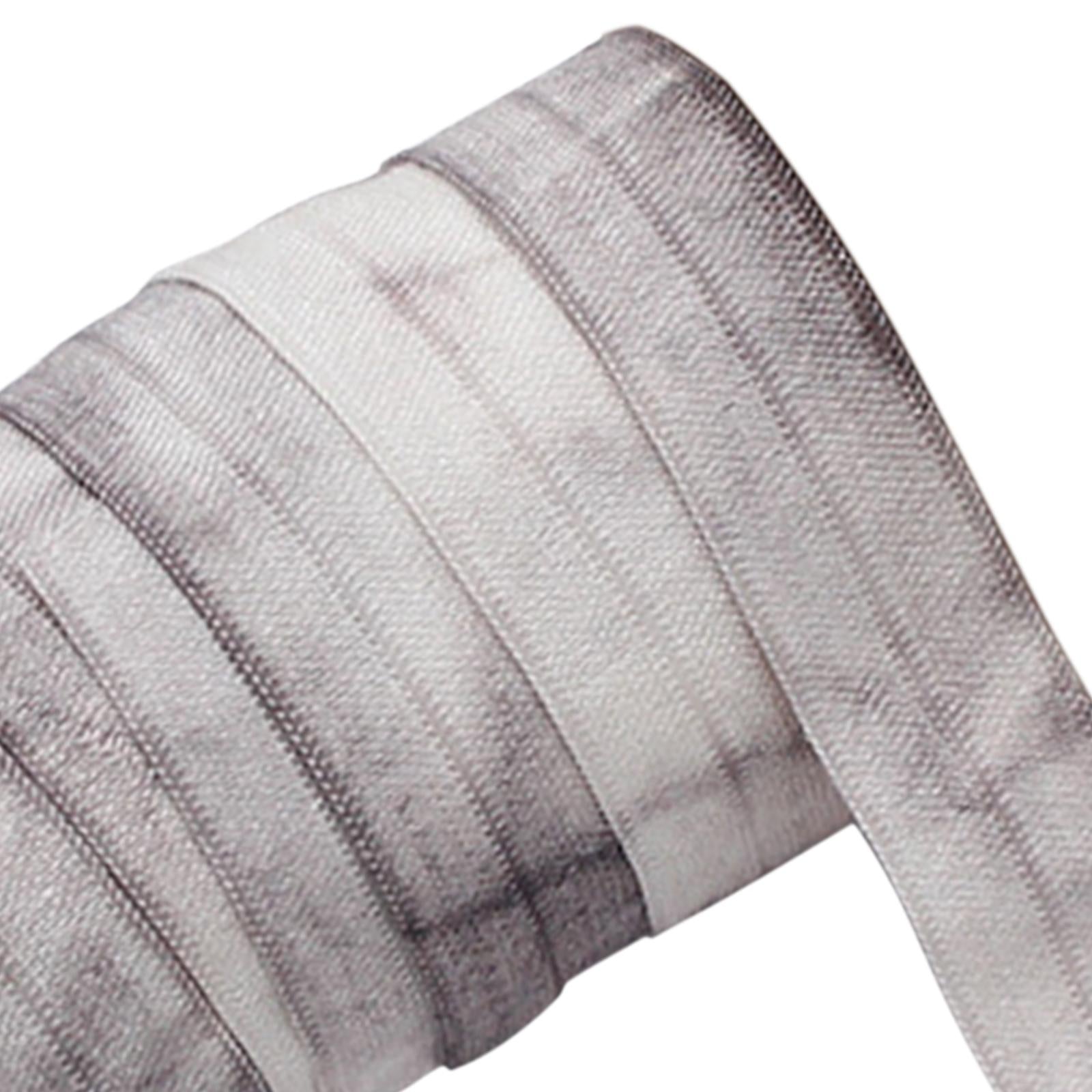 1 Roll 10 Yard Elastic Band Spandex Belt Straps DIY Sewing Couch Gray White