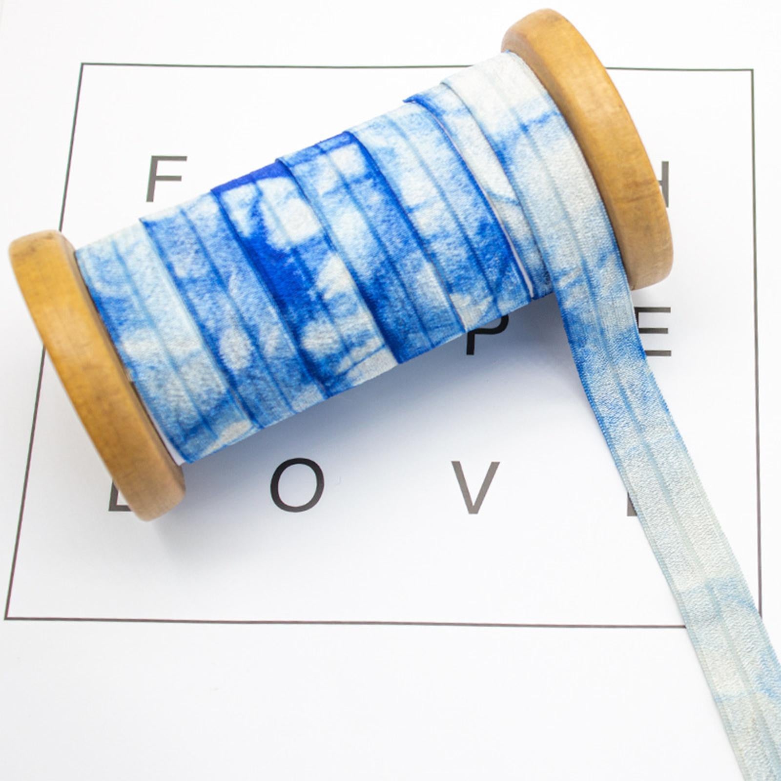 1 Roll 10 Yard Elastic Band Spandex Belt Straps DIY Sewing Couch Blue Gray