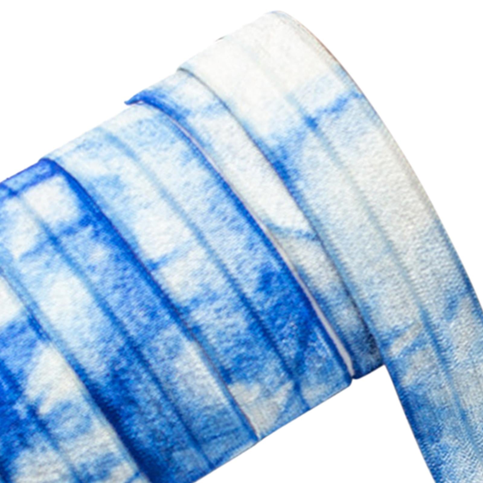 1 Roll 10 Yard Elastic Band Spandex Belt Straps DIY Sewing Couch Blue Gray