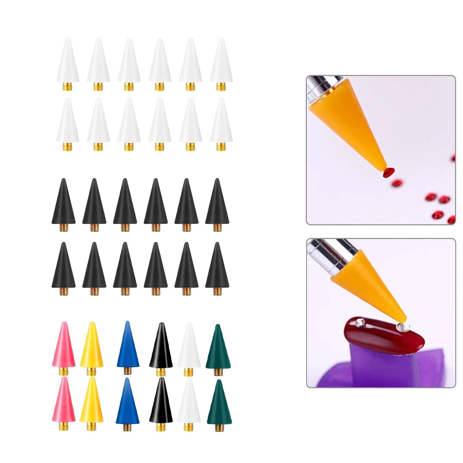 12x DIY Diamond Painting Pen Point Drill Pen Replace Accessories mixed color