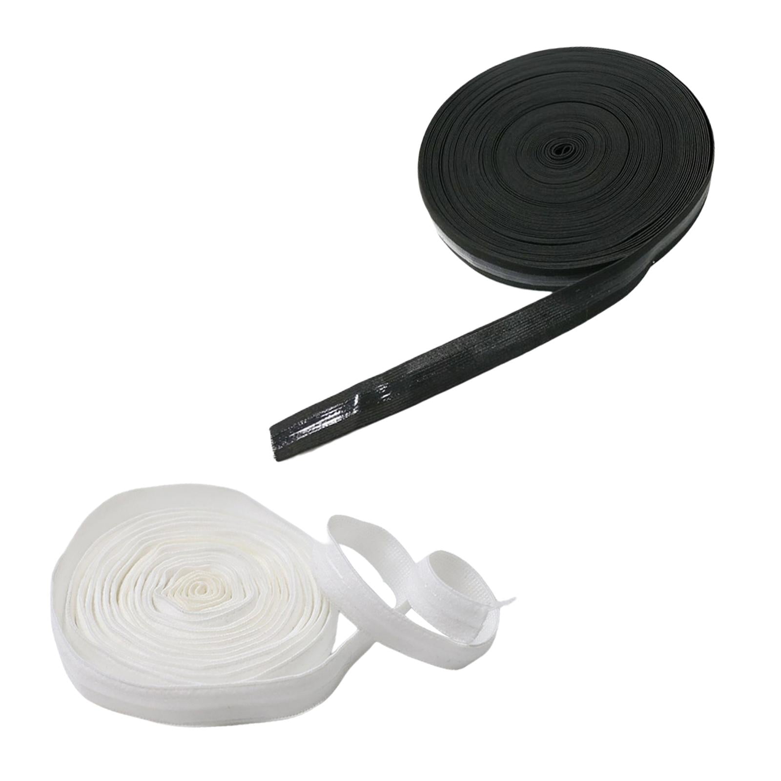 Non-Slip Hair Band Sewing Project Elastic Band Silicone Gripper for Garment Black