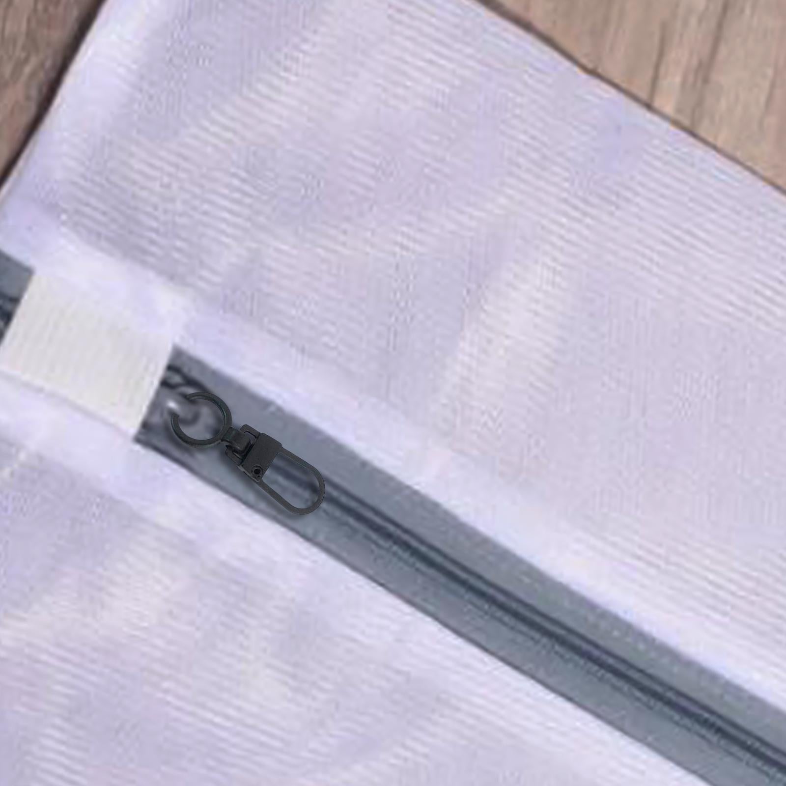 10 Pcs Zipper Pull Replacement Repair Kit Craft For Luggage Jacket Backpack Black