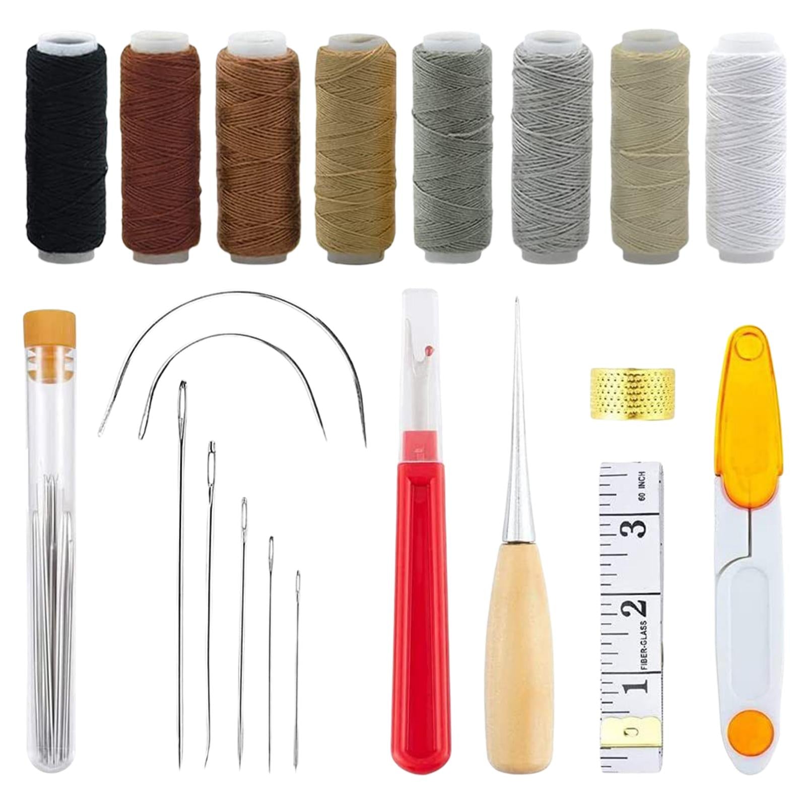 29 Pieces Leather Craft Sewing Tools Kit for Repair Working Hand Sewing