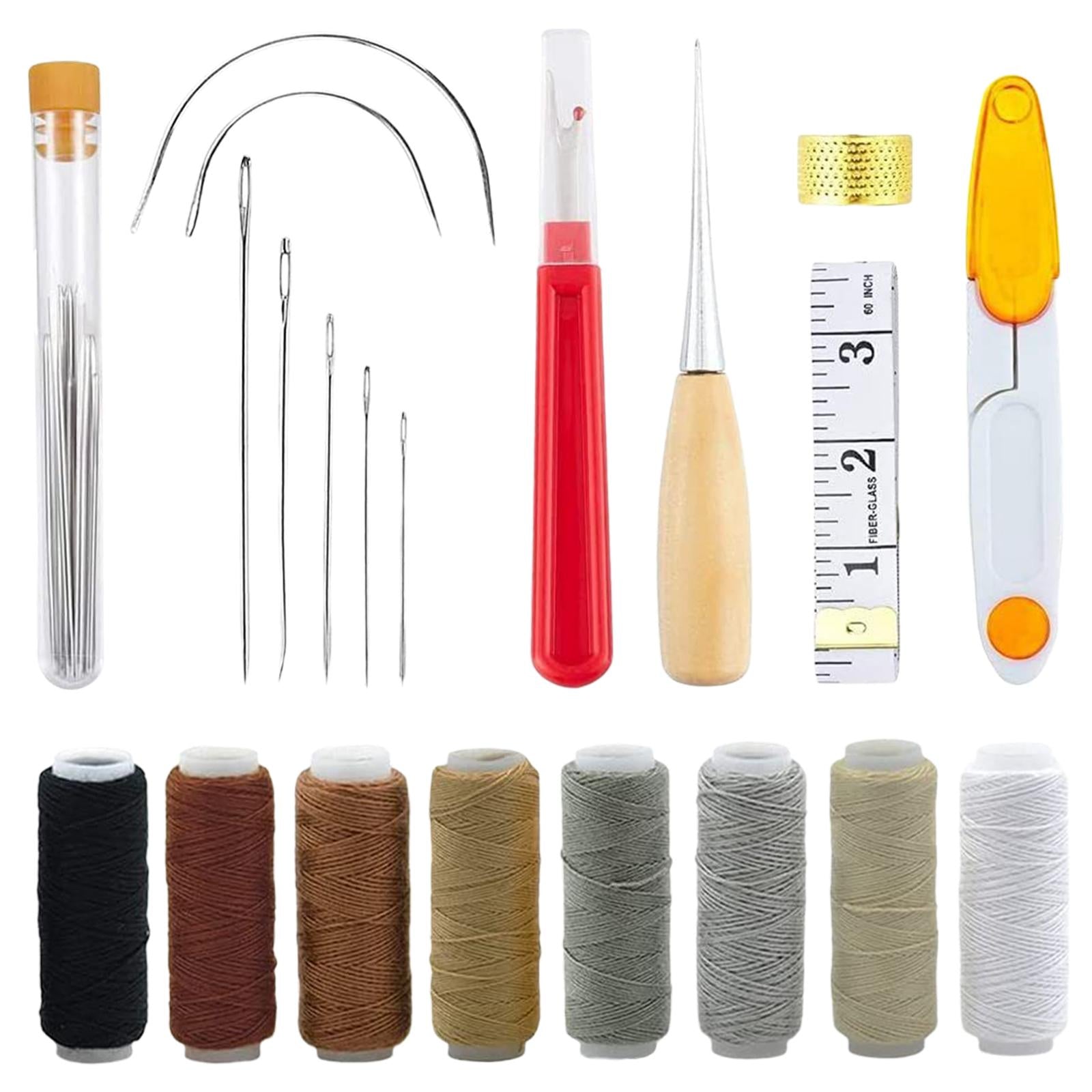 29 Pieces Leather Craft Sewing Tools Kit for Repair Working Hand Sewing