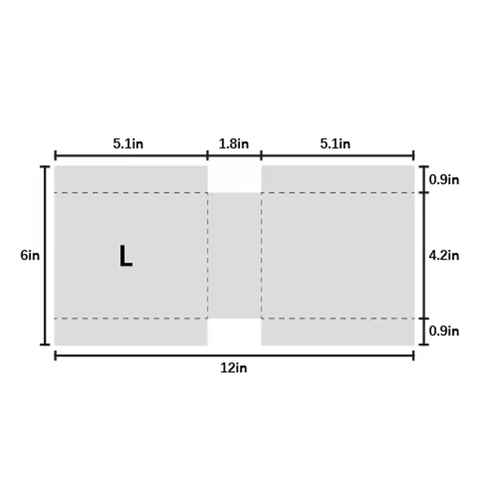 DIY Bag Patchwork Guide Sewing Stitch Template for Girlfriend Women Mother L