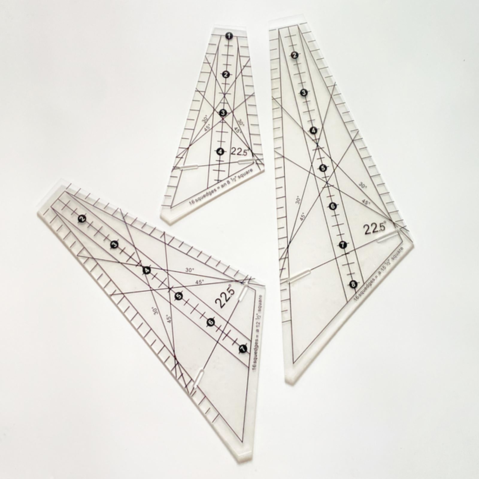 Sewing Acrylic Creative DIY Craft Quilting Ruler for Tailor Sewing Lover M