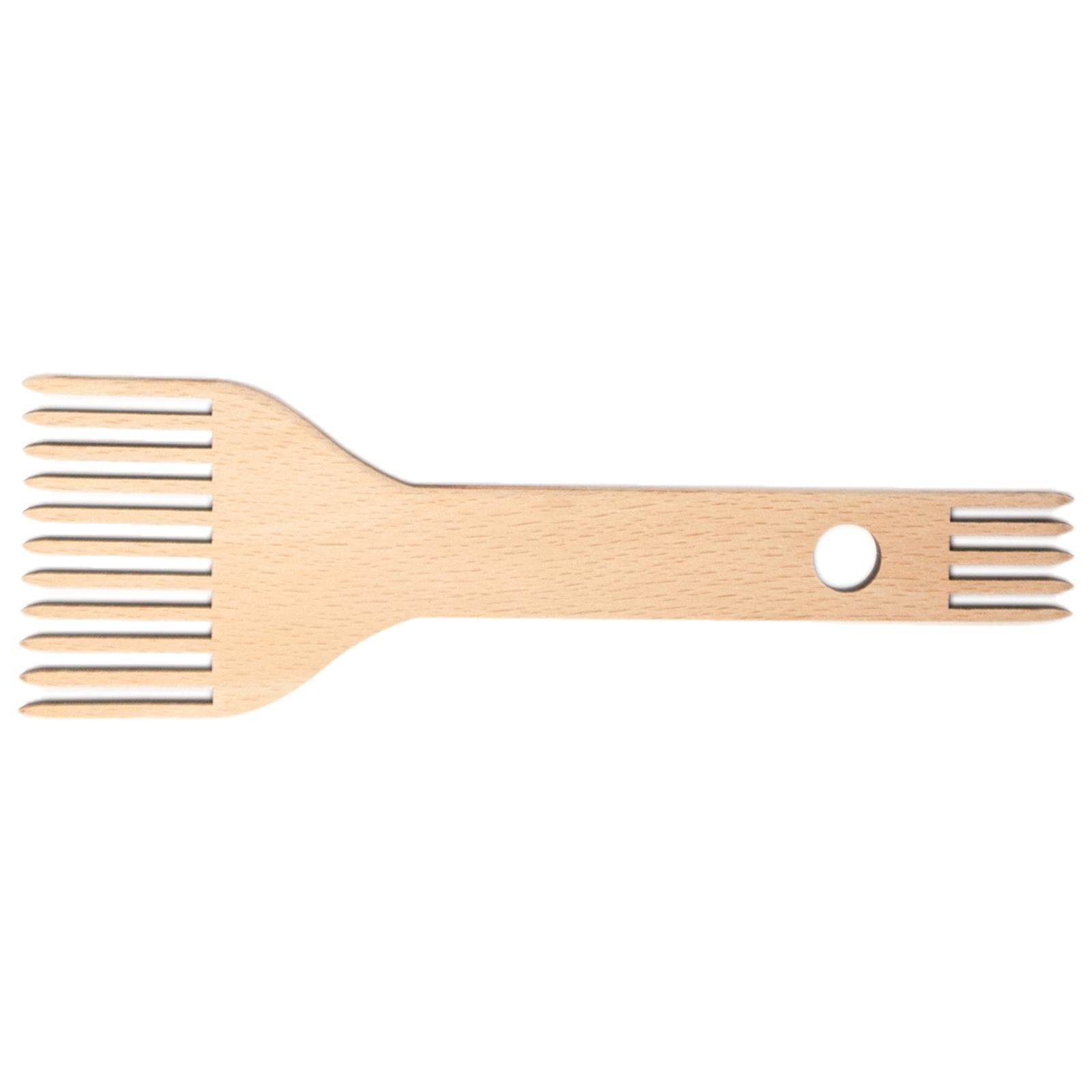 Wooden Weaving Loom Comb Double-Ended Handcraft Tapestry Crafts Weaving Tool