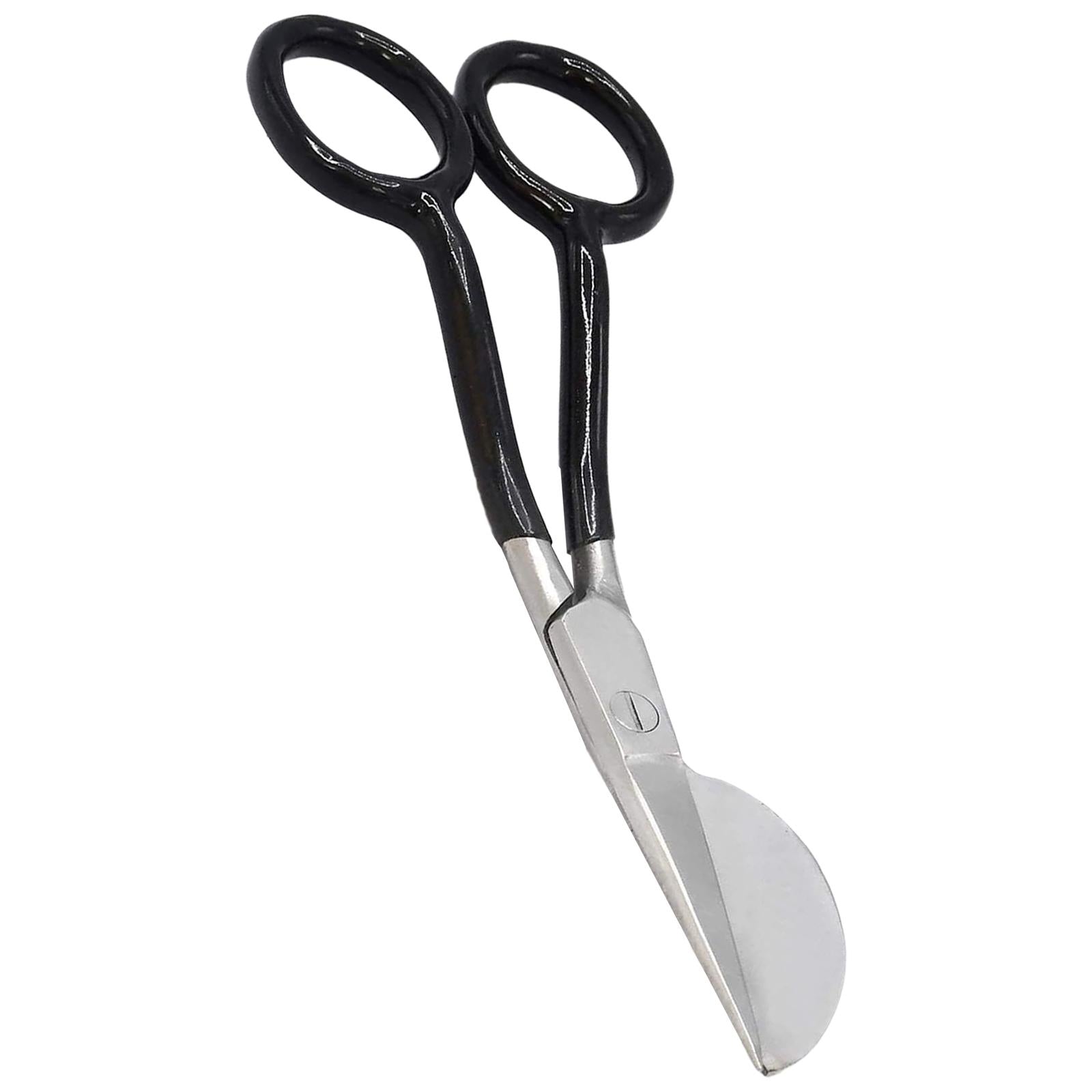 7 Duckbill Applique Scissors for Thread Tufted Carpet Fabric Shears Black"