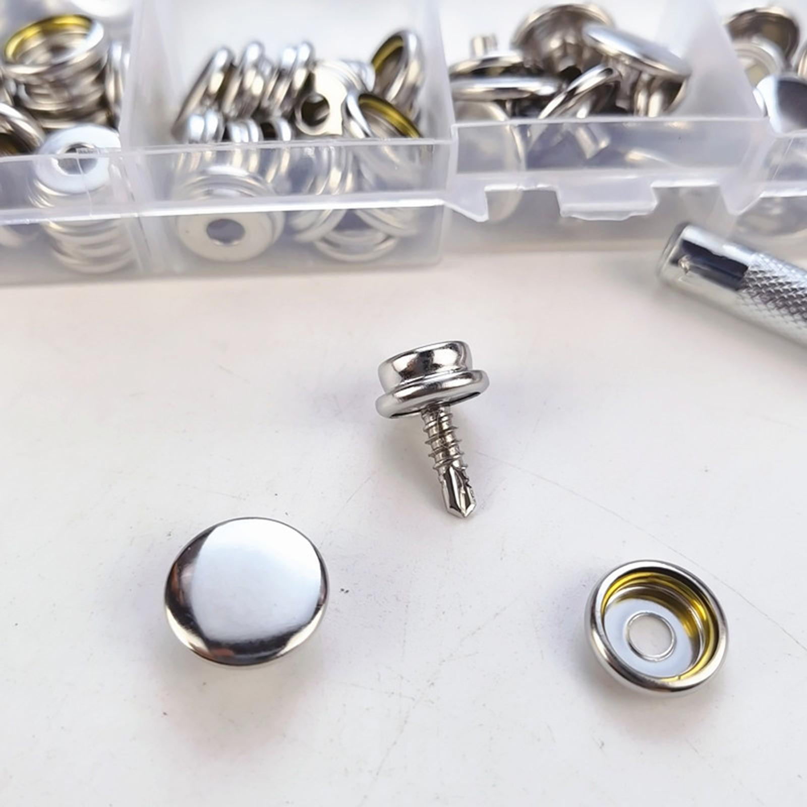 Canvas Tarp Snap Button Boat Cover Screw Fastener Furniture Buckle Tools