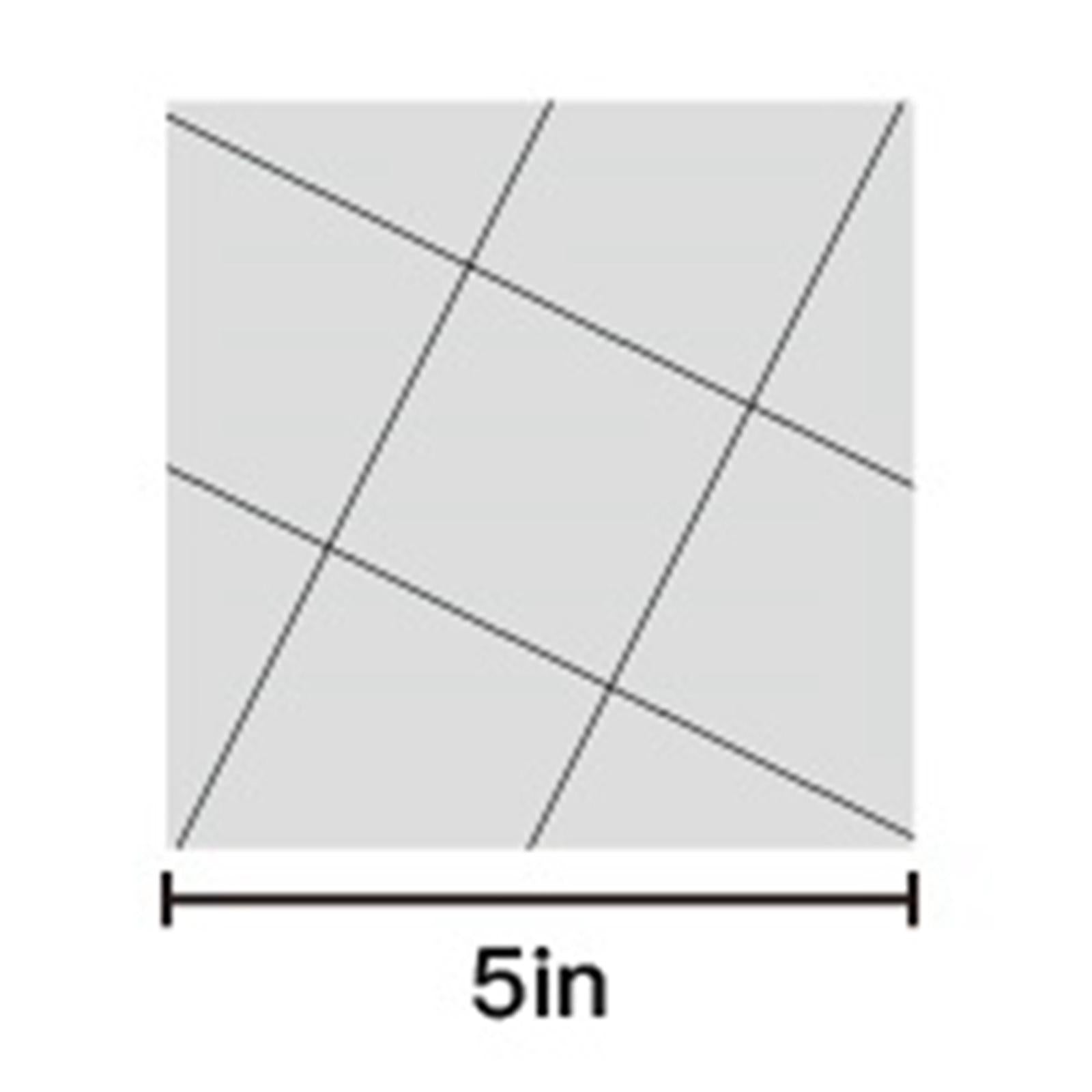 Square Quilting Template Quilter Ruler Quilt Templates Fabric Cutting Rulers 5x5inch