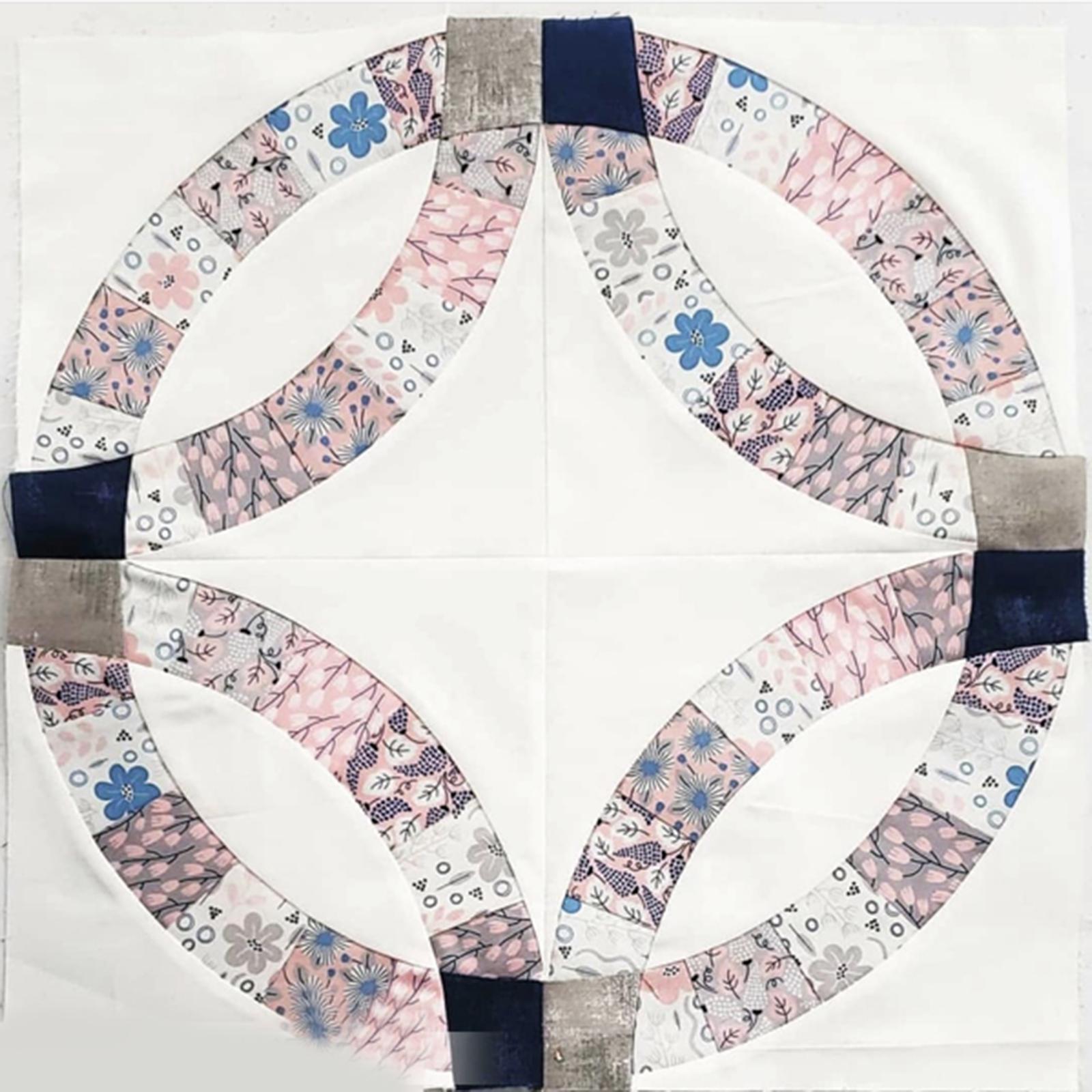 Quick Curve Quilt Template DIY Cutting Patchwork Art Quilting  6.5x5.1inch
