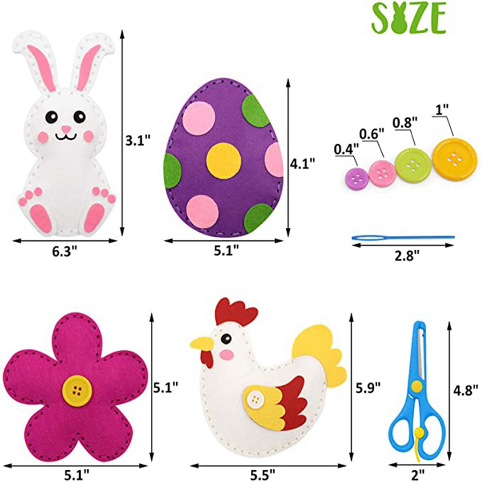 Ears Craft Kit Kids Home Activity Assorted Hanging DIY Supplies Events