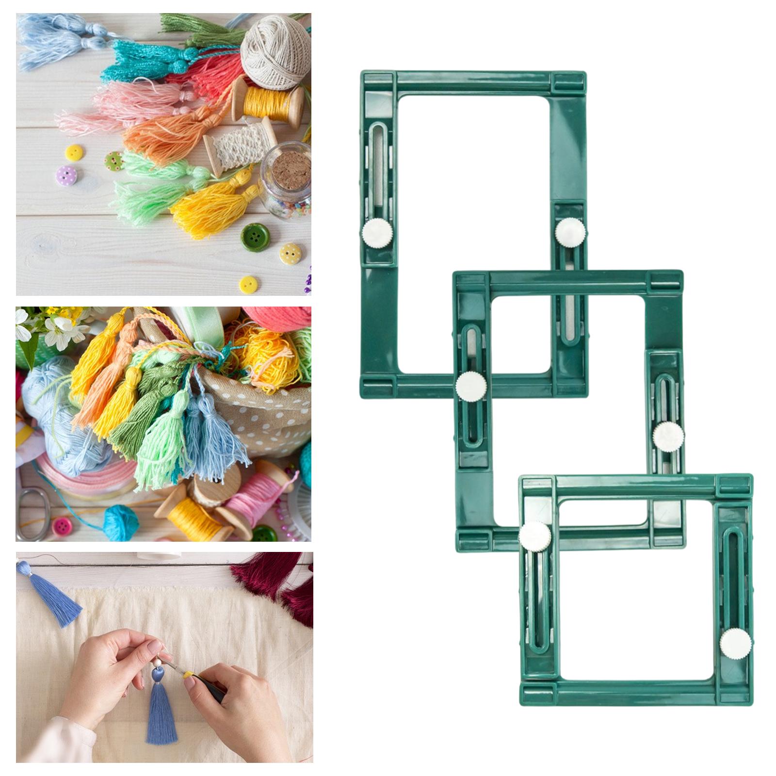 Set of 3 Squarre Ajustable 3Sizes DIY Tassel Maker DIY Tools Craft Tool