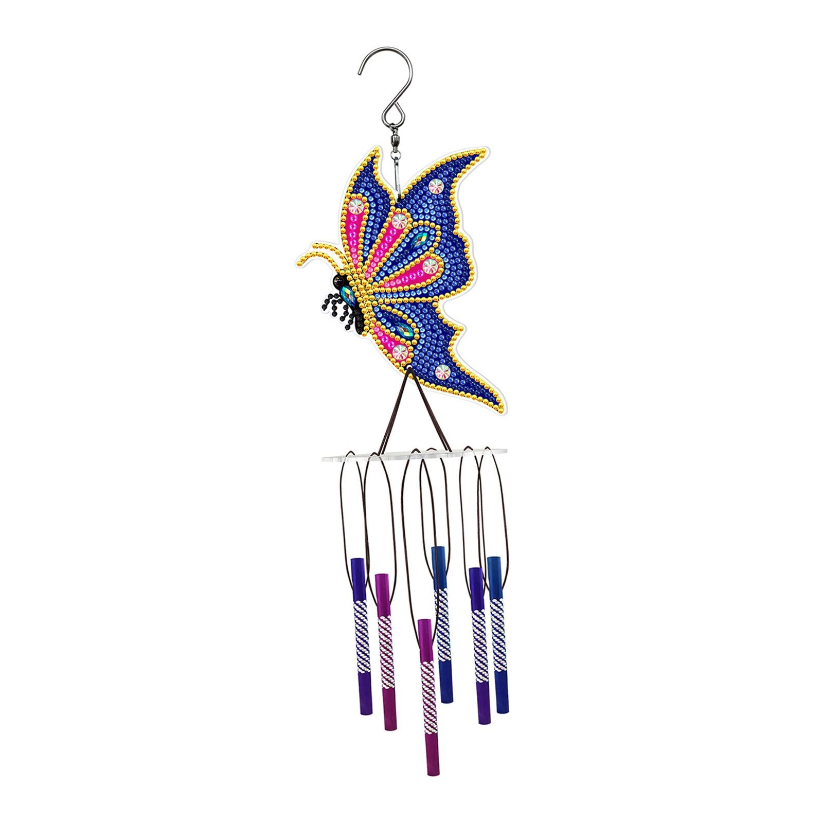 Diamond Painting Wind Chime Crystal Paint by Number Crafts Decor Dark blue