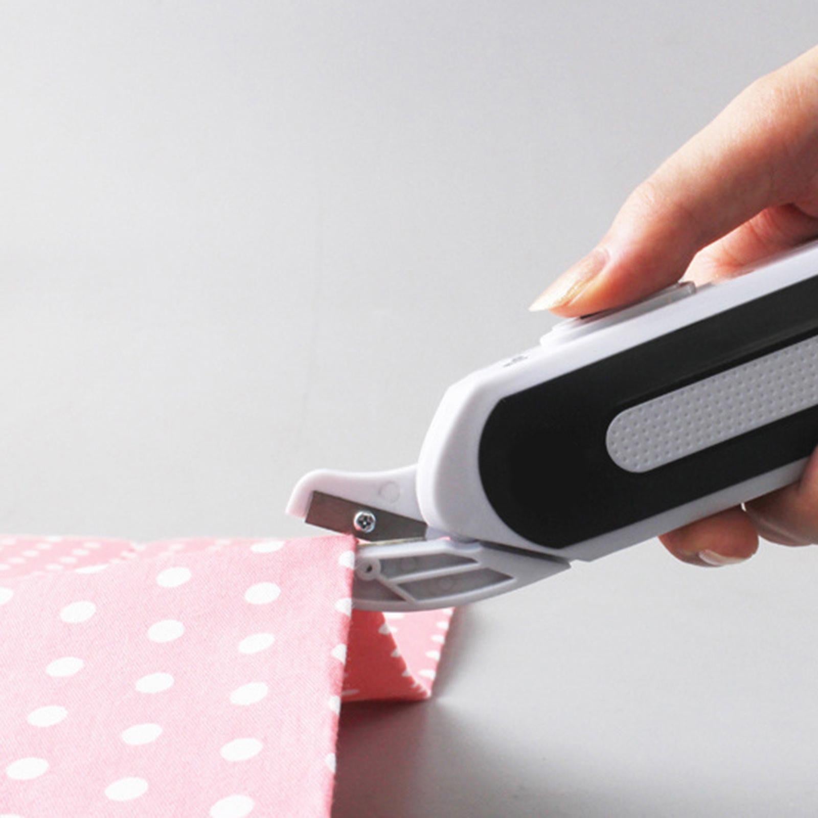 Electric Scissors Mini Handheld for Cardboard Cutting Tool Scrapbooking Black