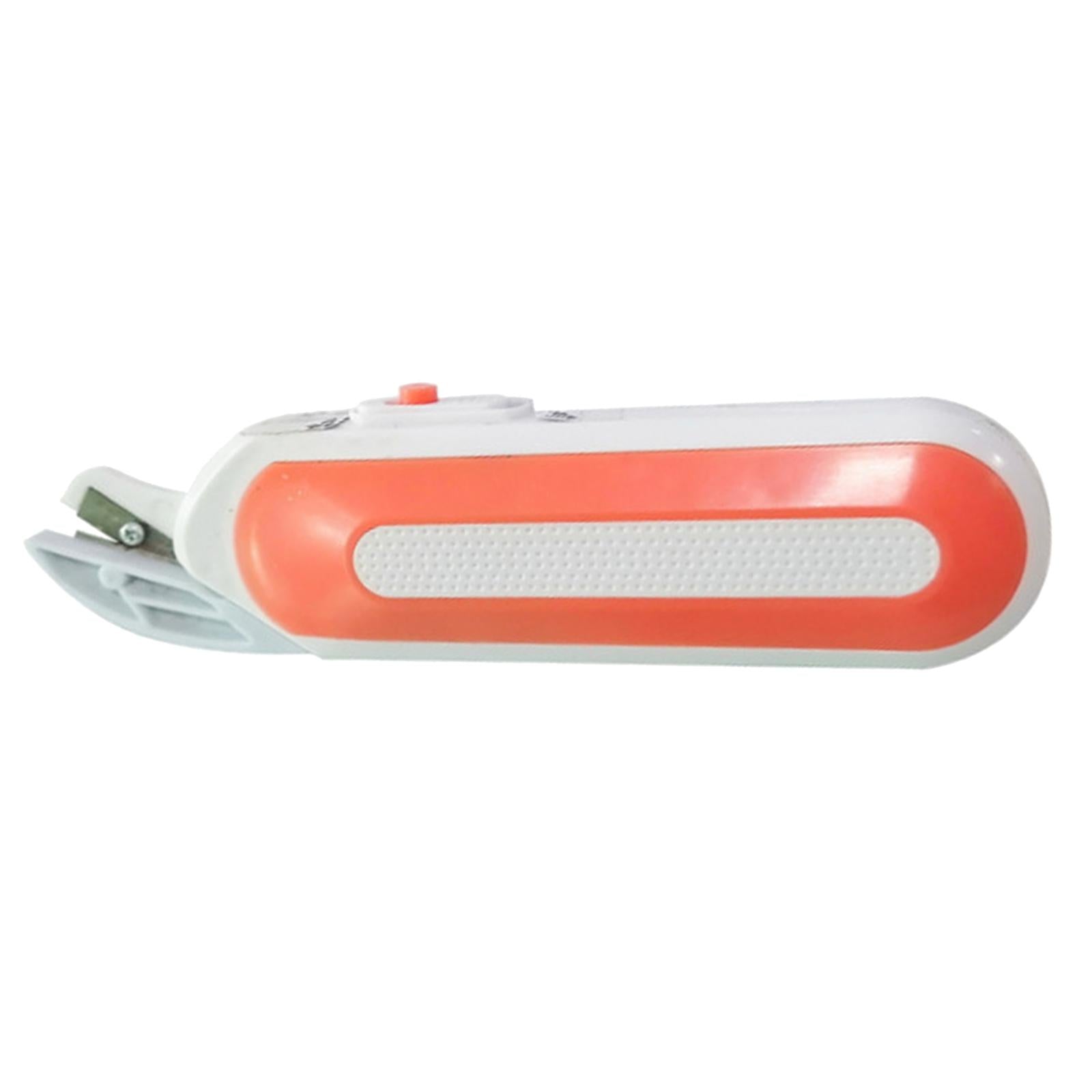 Electric Scissors Mini Handheld for Cardboard Cutting Tool Scrapbooking Orange