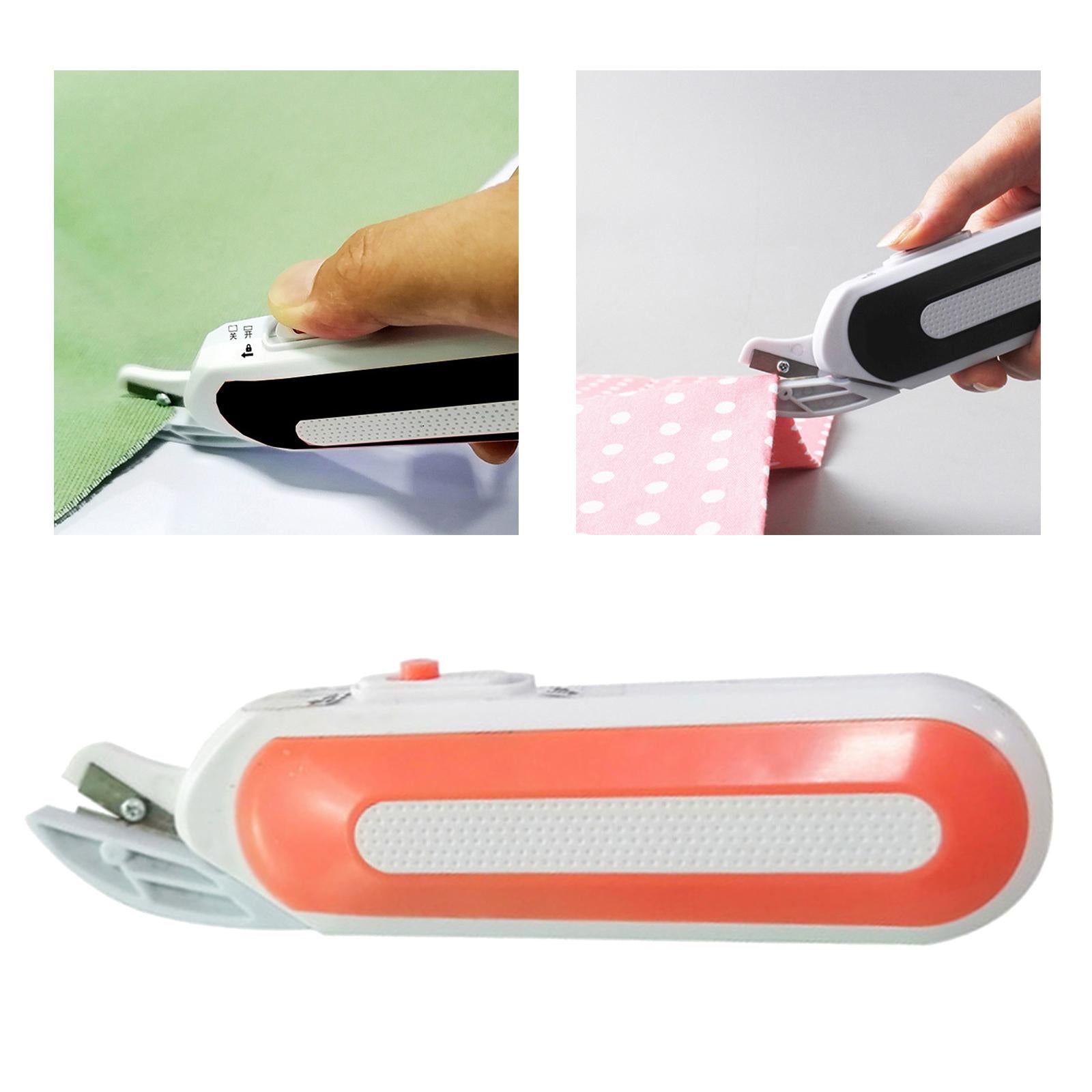 Electric Scissors Mini Handheld for Cardboard Cutting Tool Scrapbooking Orange