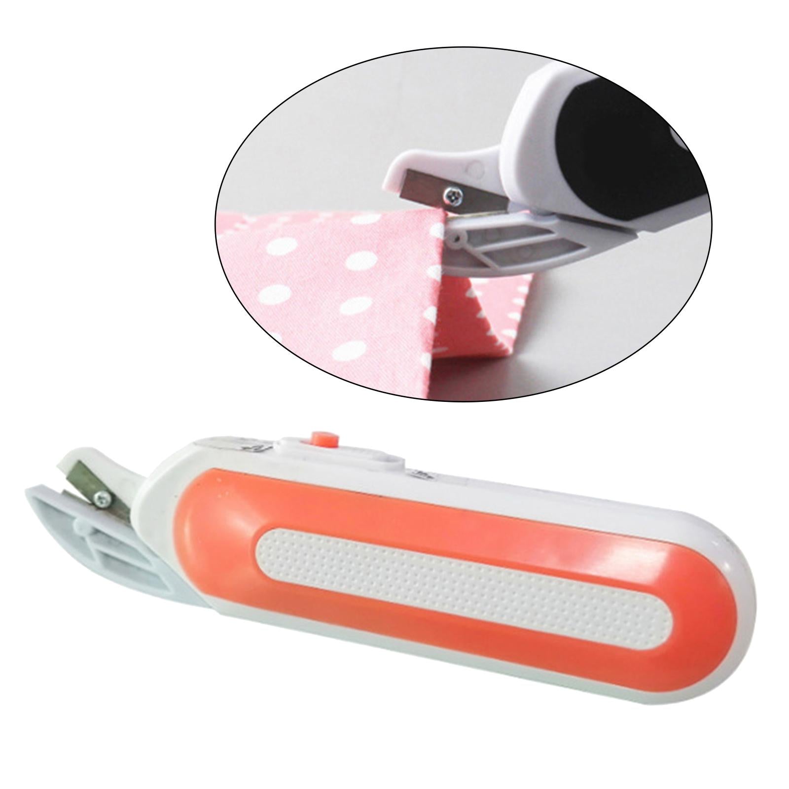 Electric Scissors Mini Handheld for Cardboard Cutting Tool Scrapbooking Orange