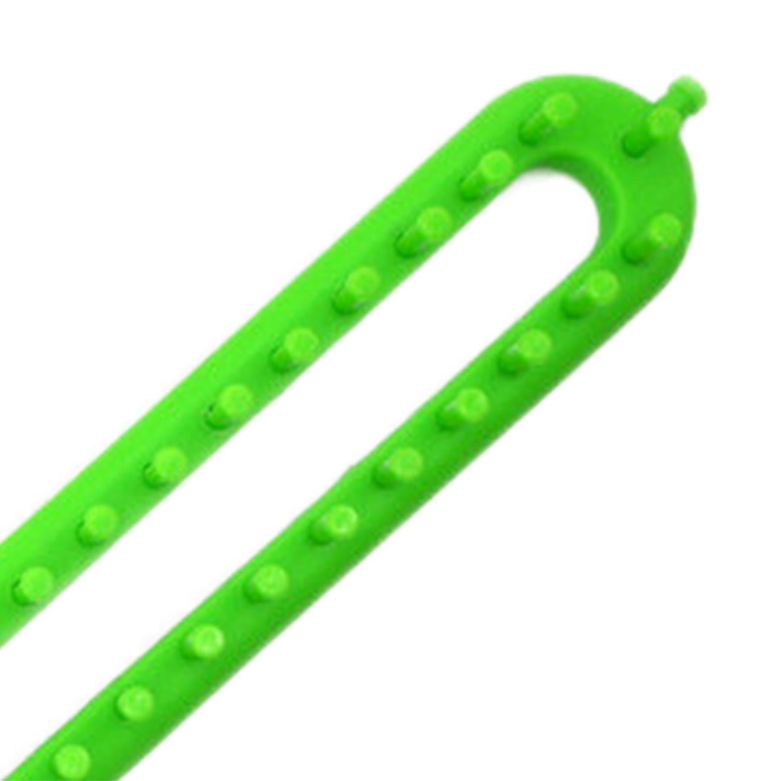 Knitting Loom Kit Sewing Tools Weaving Handmade Knitter Green 18.5inch
