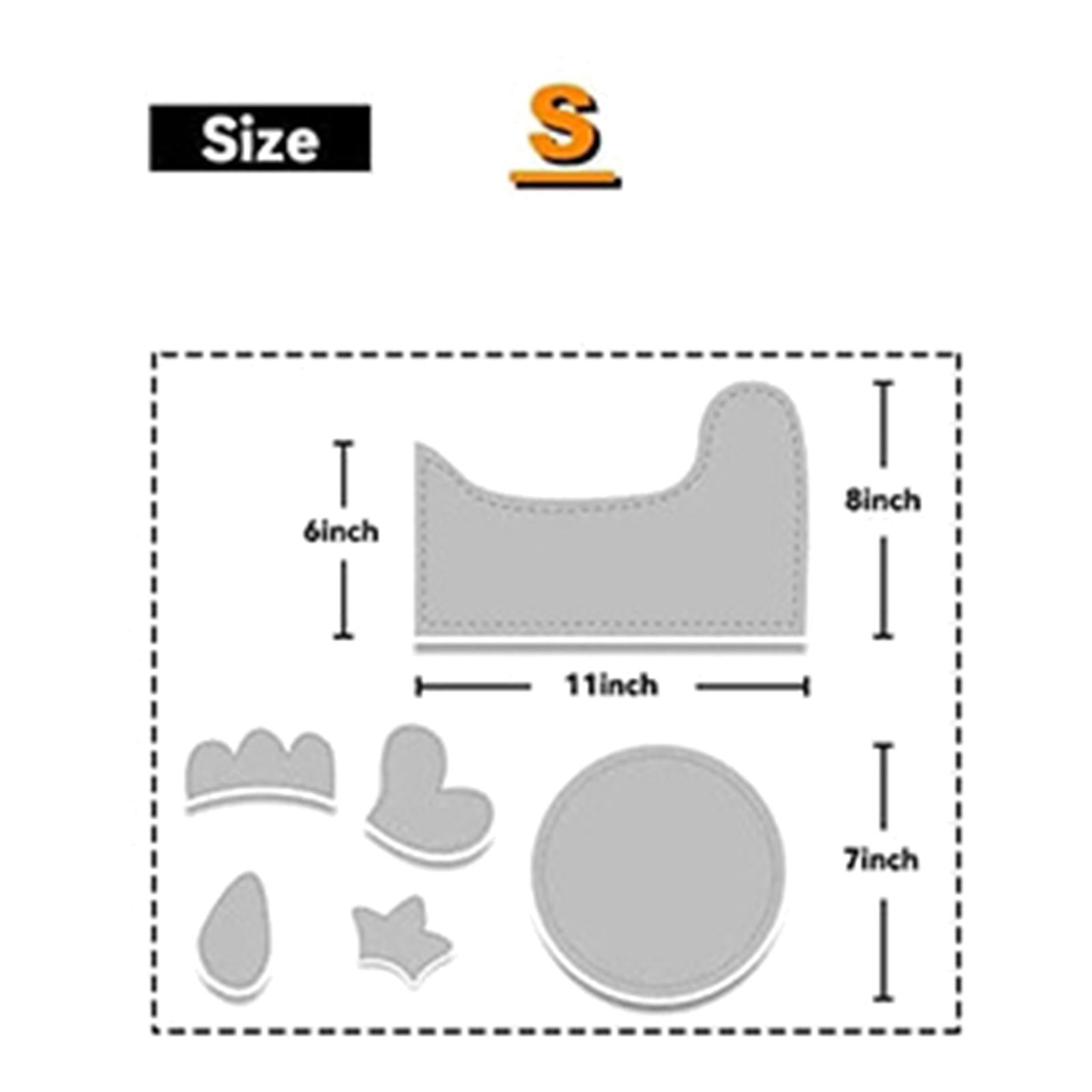6x Easter Chicken Basket Templates Chick Basket Bag Pattern Patchwork Ruler S