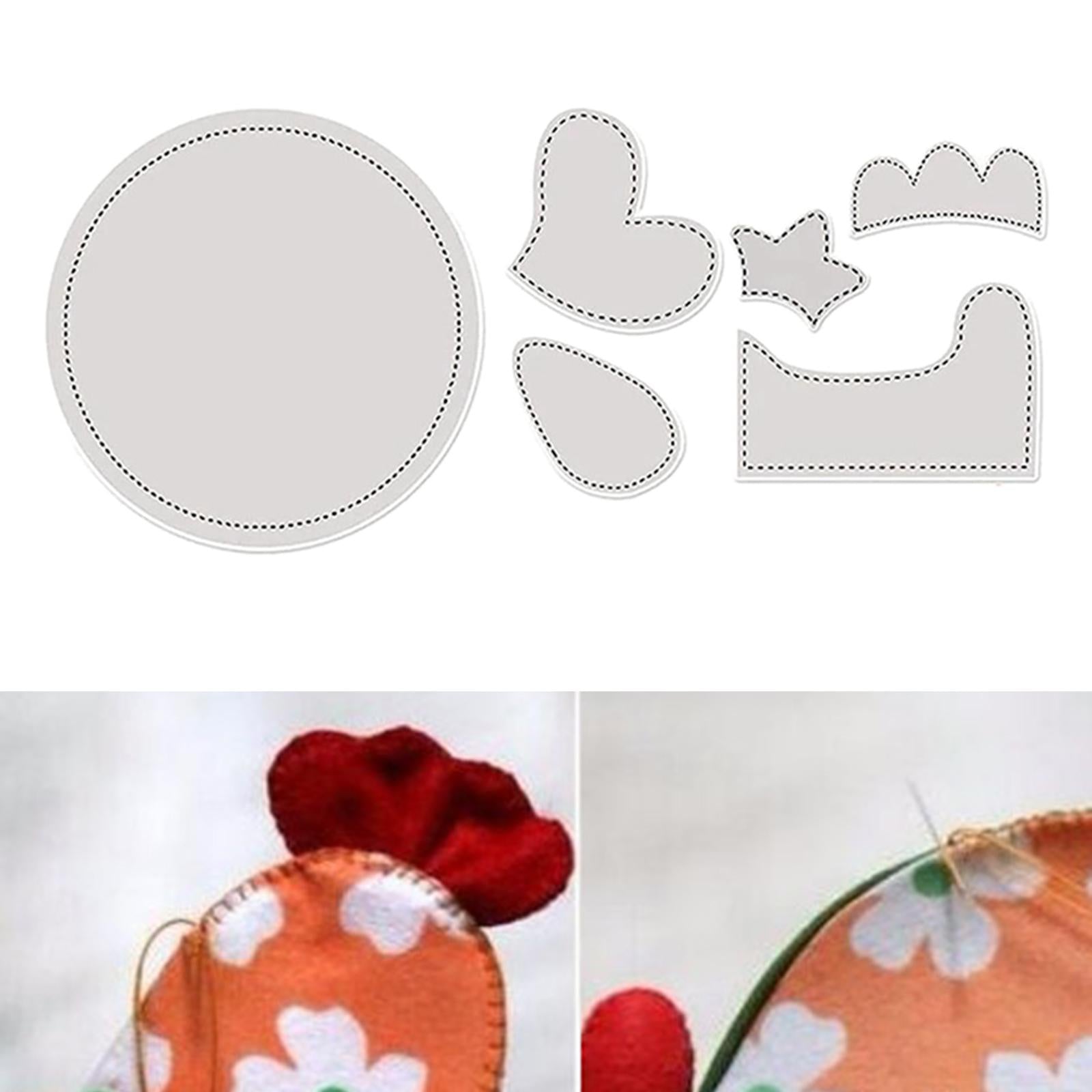 6x Easter Chicken Basket Templates Chick Basket Bag Pattern Patchwork Ruler M