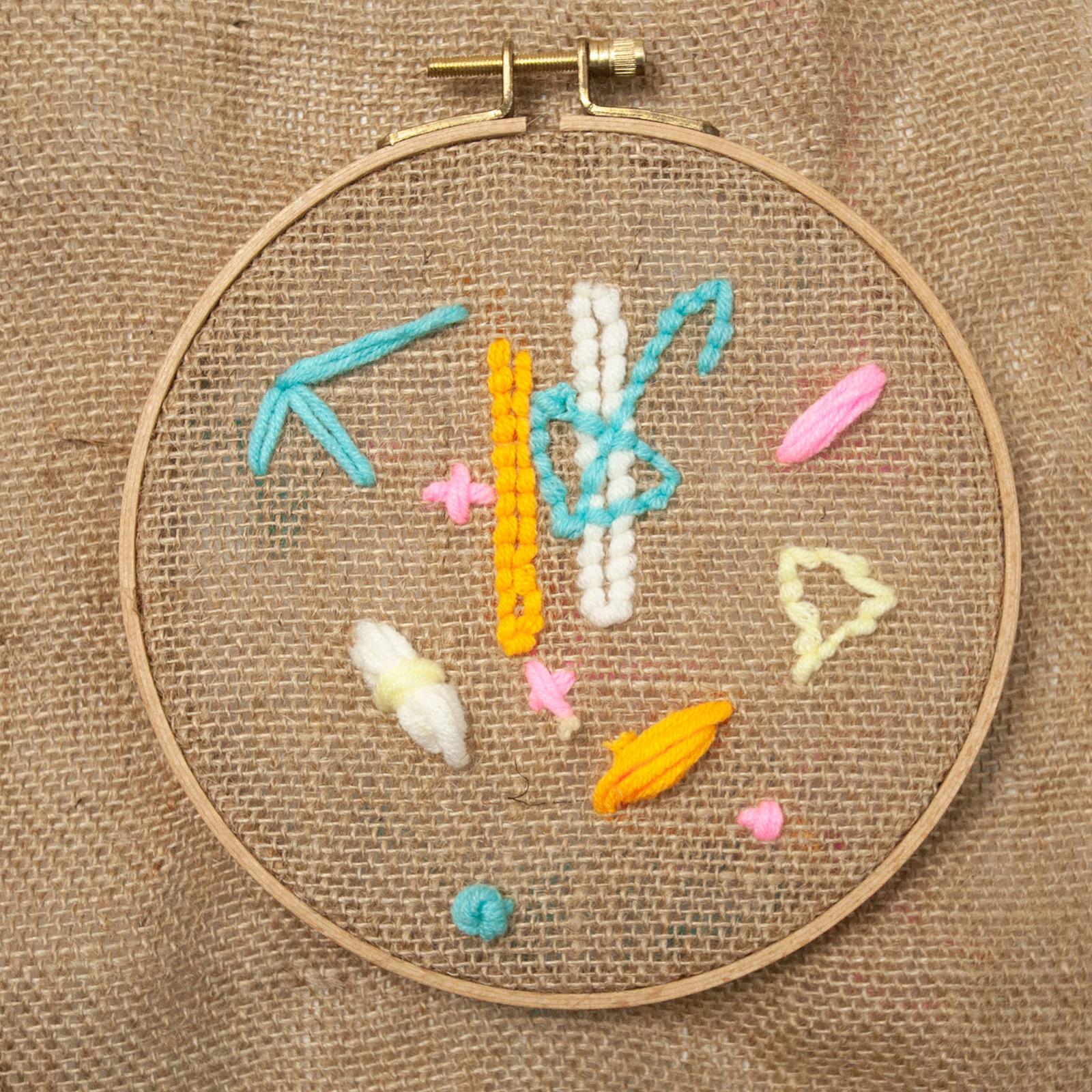 Needle Fabric Linen Cloth Stitch Monks Cloth for Punch Needle Rug Tufting A