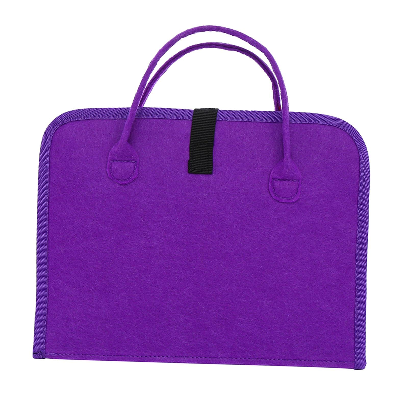 DIY Diamond Painting Handbag Mosaic Drill Eco-friendly Bags Purple