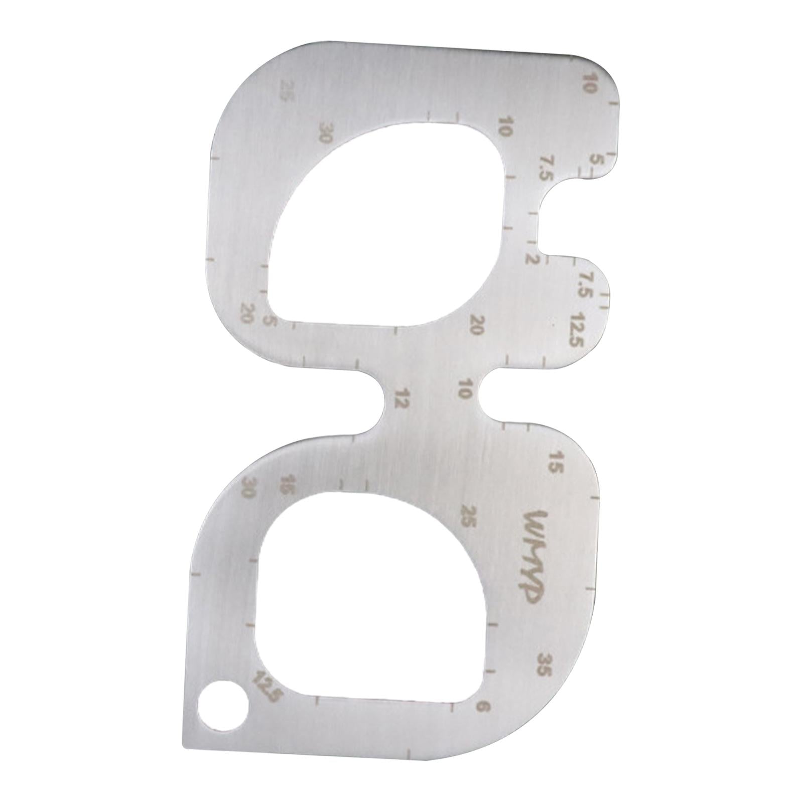 R Rule Gauge DIY Leather Round Angle Ruler for Pattern Making Designers