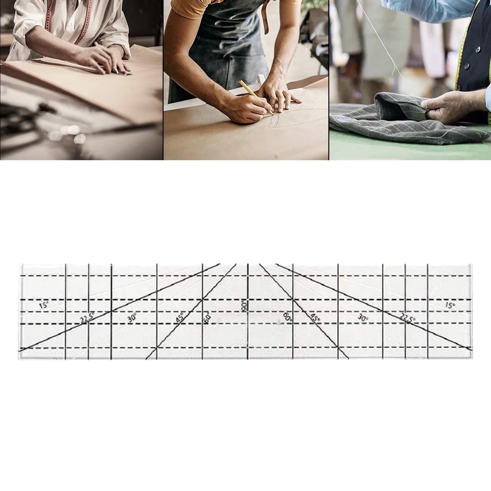 Quilting Template 25.5x5cm for Sewing Template DIY Craftwork and Sewing
