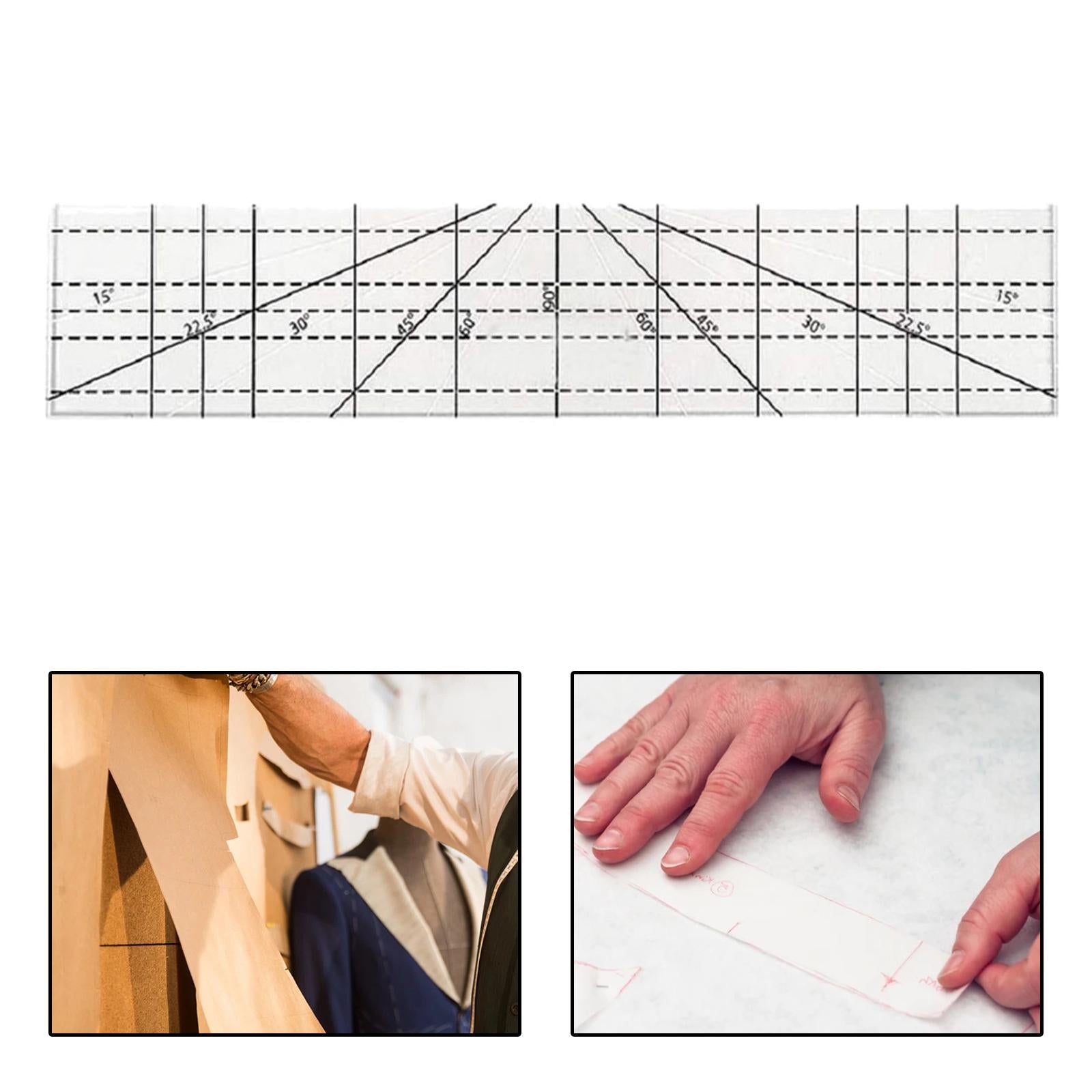 Quilting Template 25.5x5cm for Sewing Template DIY Craftwork and Sewing