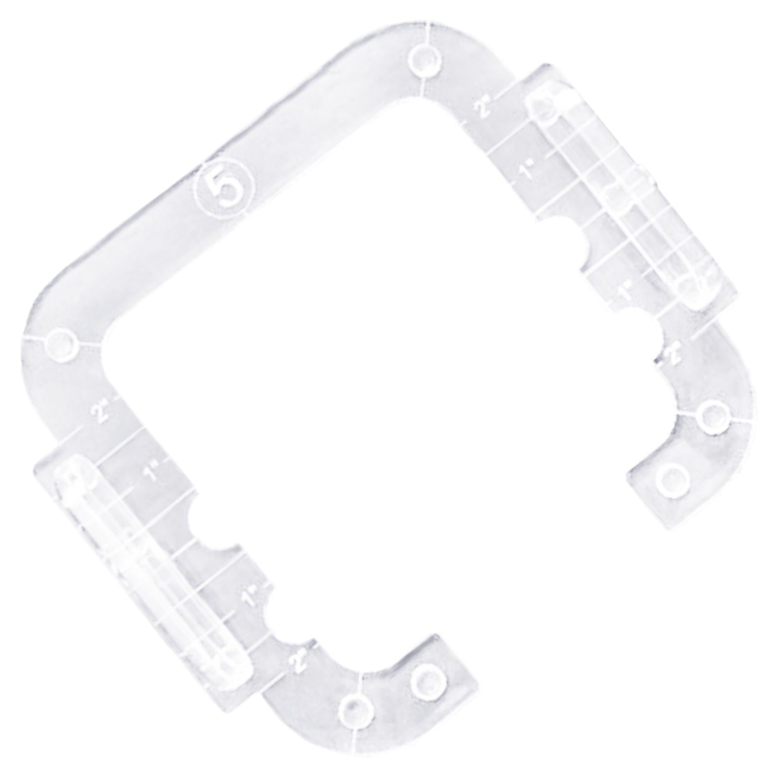 Free Motion Quilting Template Ruler Frame Drawing DIY Tracing Tools