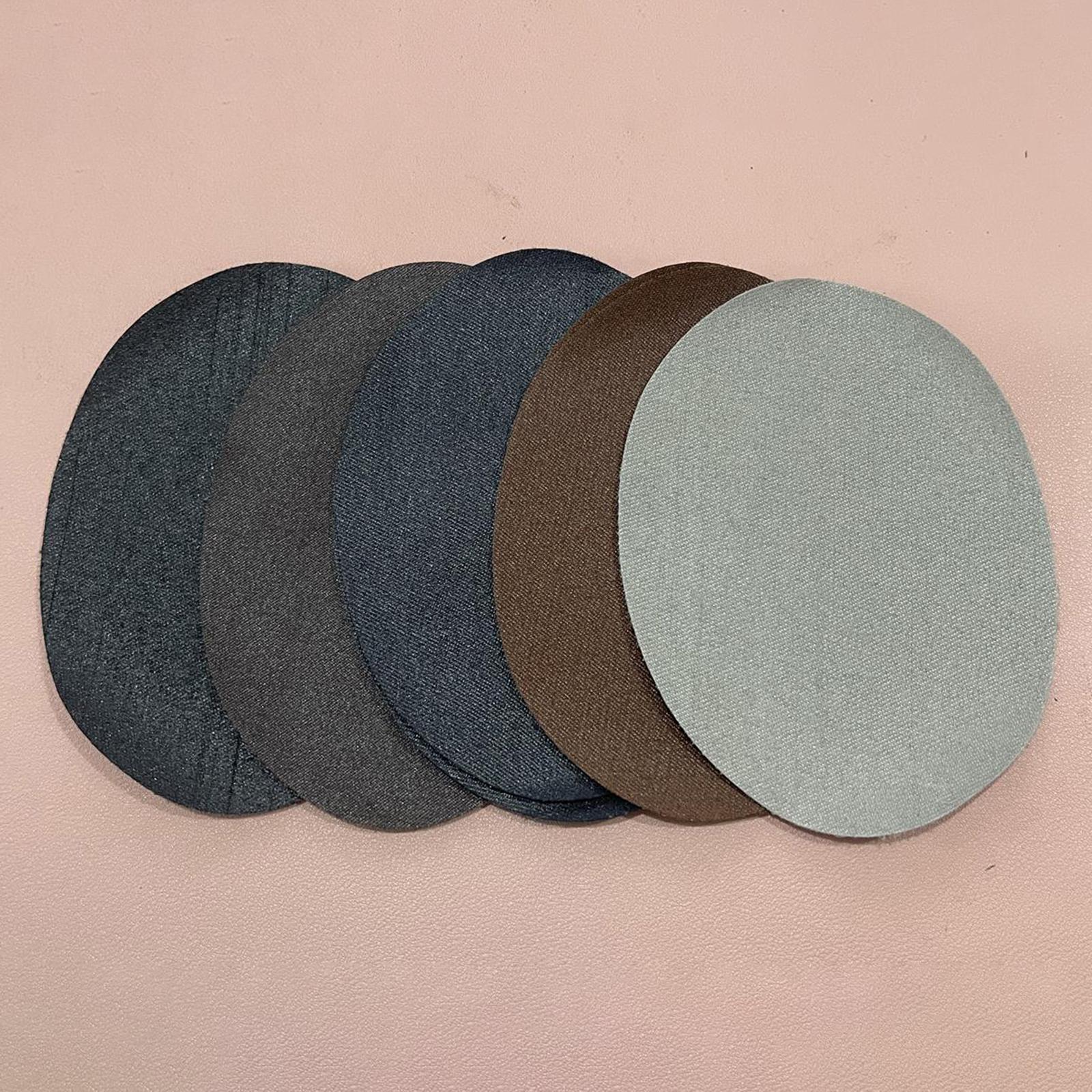 10 Pieces Artificial Leather Patches Sew On/Iron On Applique for Clothing