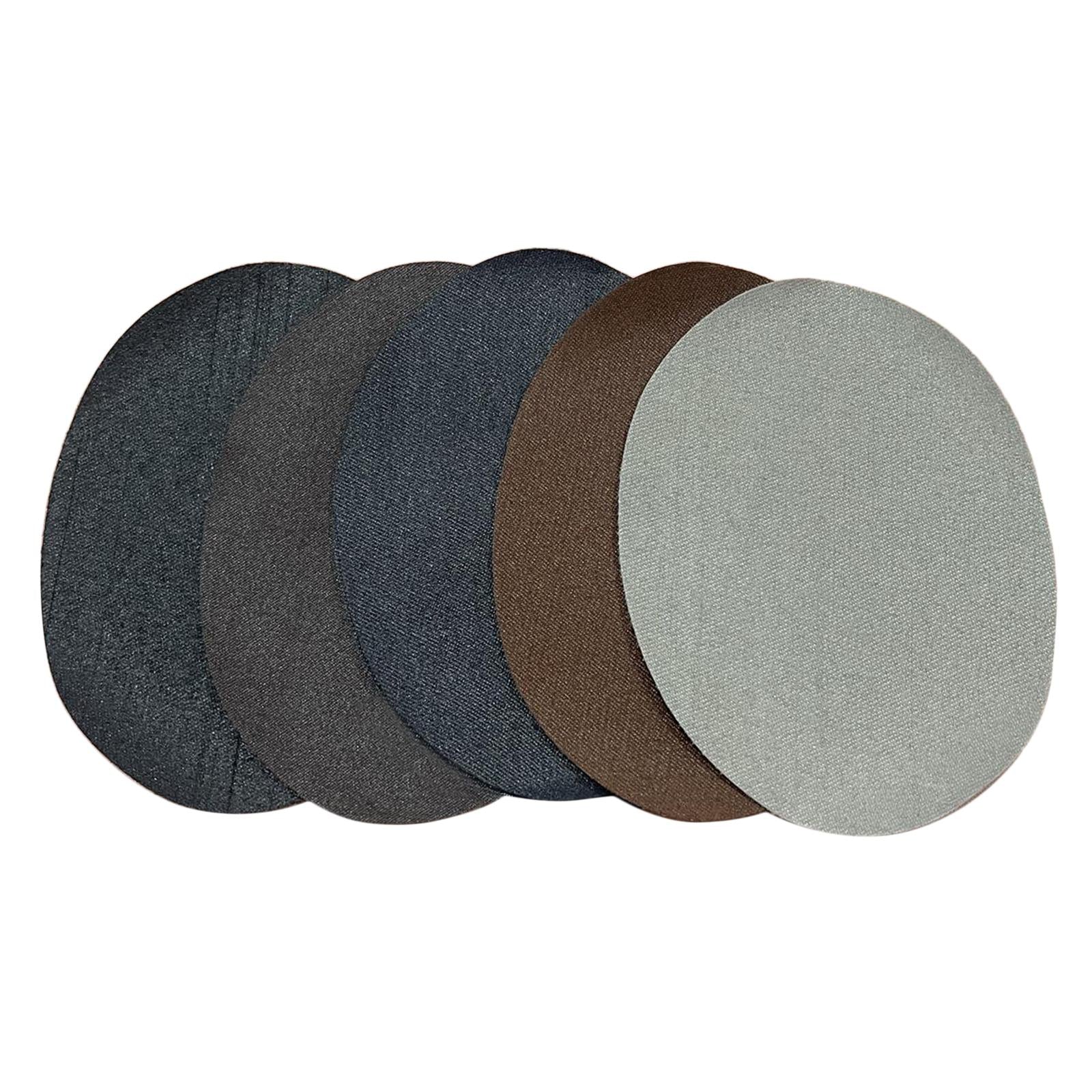 10 Pieces Artificial Leather Patches Sew On/Iron On Applique for Clothing