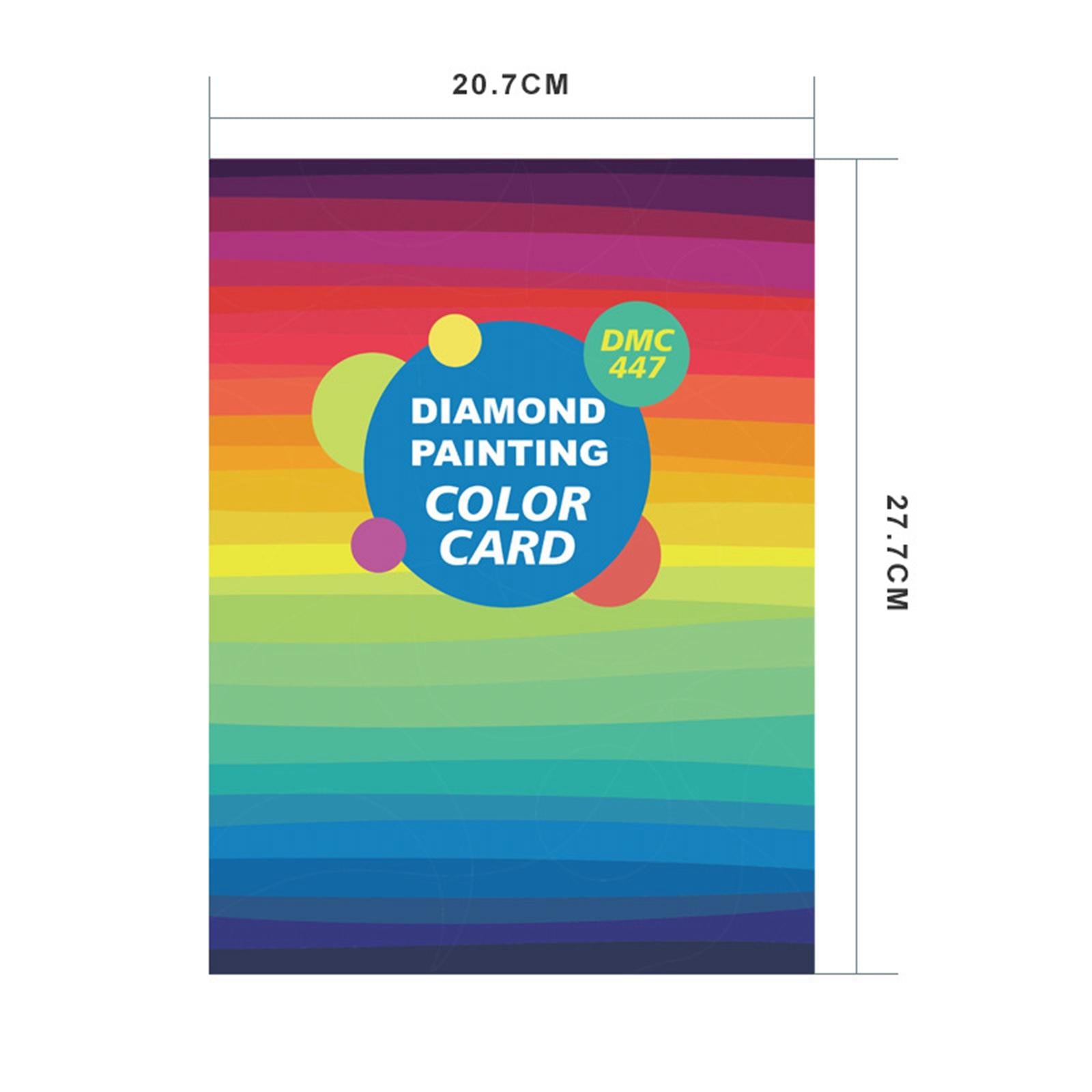 DMC Color Chart for Diamond Painting Book 5D Diamond Art Reference Tools