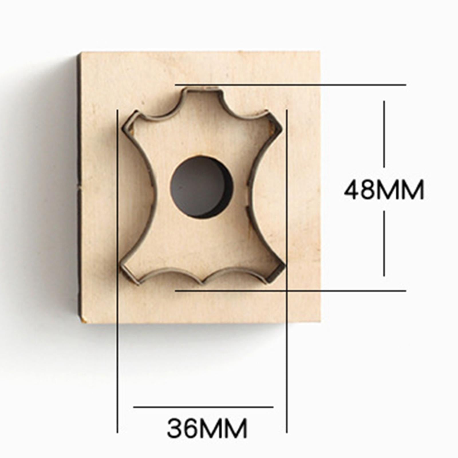 Japan Steel Blade DIY Cutting  Mould Wood Rule Die Tag Pendant S 48X36mm