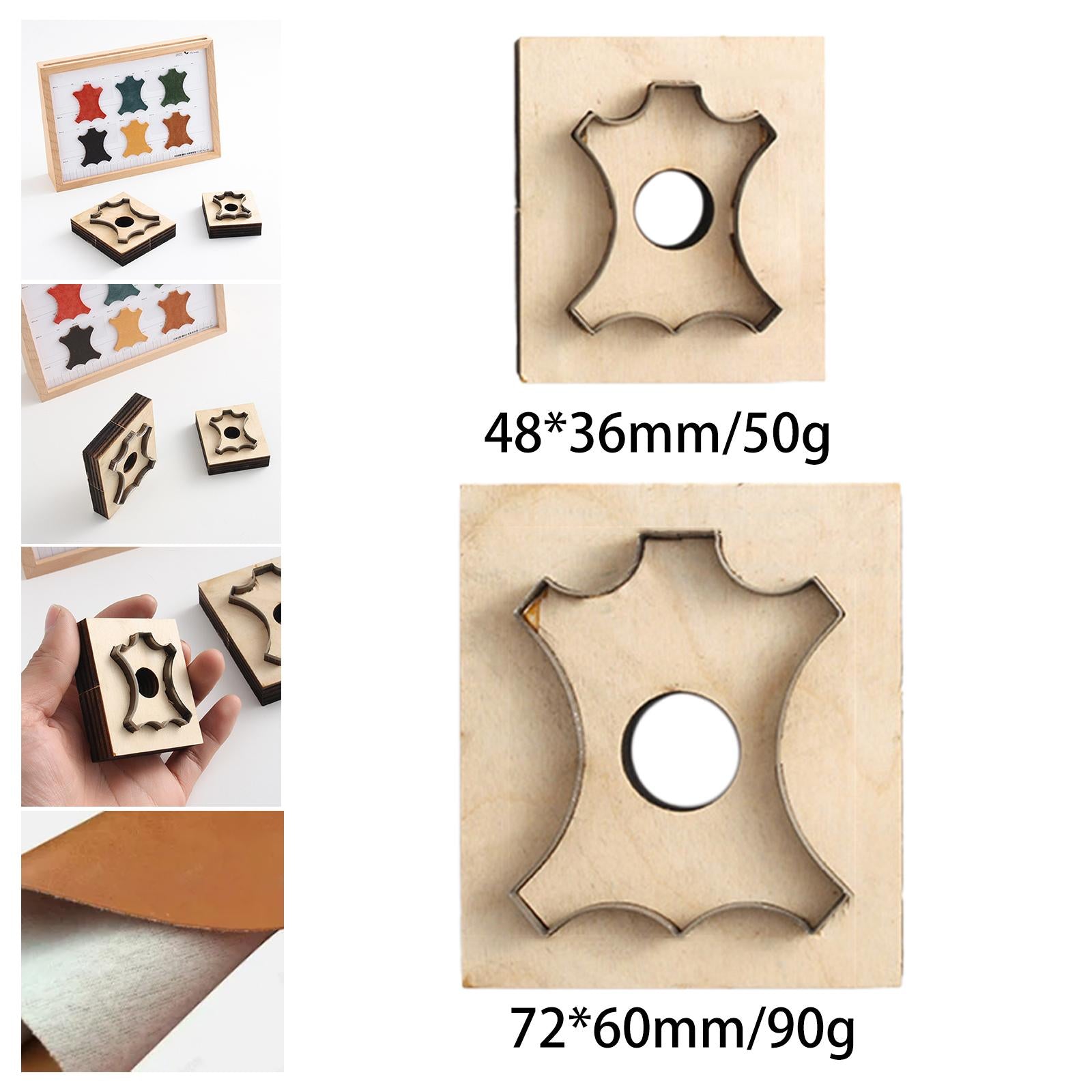 Japan Steel Blade DIY Cutting  Mould Wood Rule Die Tag Pendant S 48X36mm