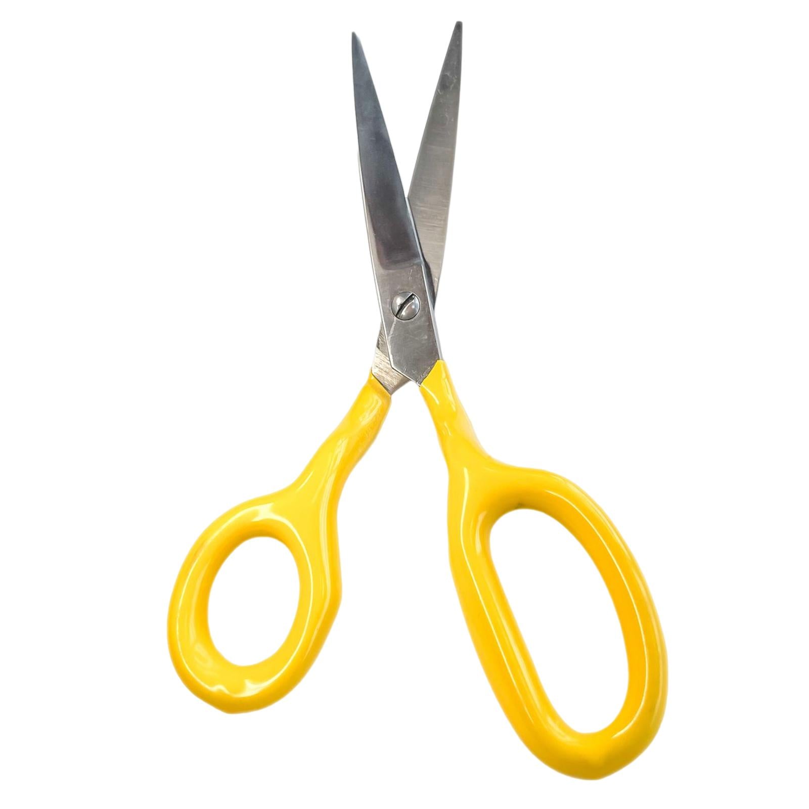 1PC Carpet Scissors Sharp Sturdy with Comfort Grip for DIY Crafting Yellow